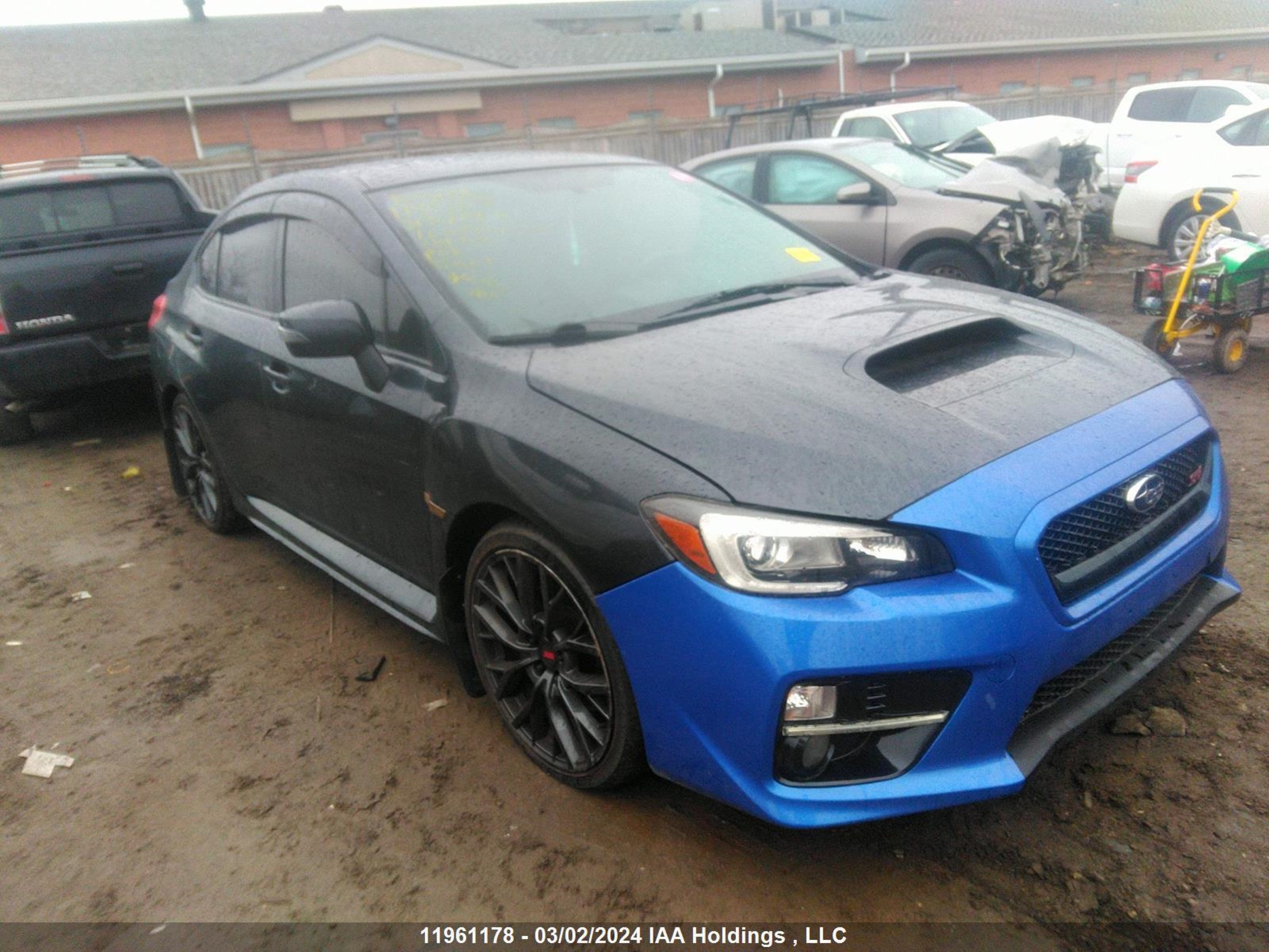 SUBARU WRX 2016 jf1va1g66g9813714