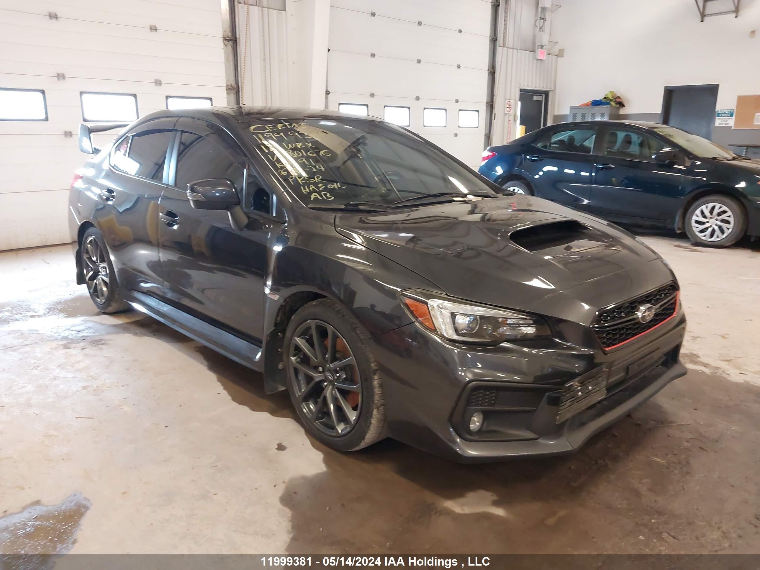 SUBARU WRX 2018 jf1va1h60j9801676