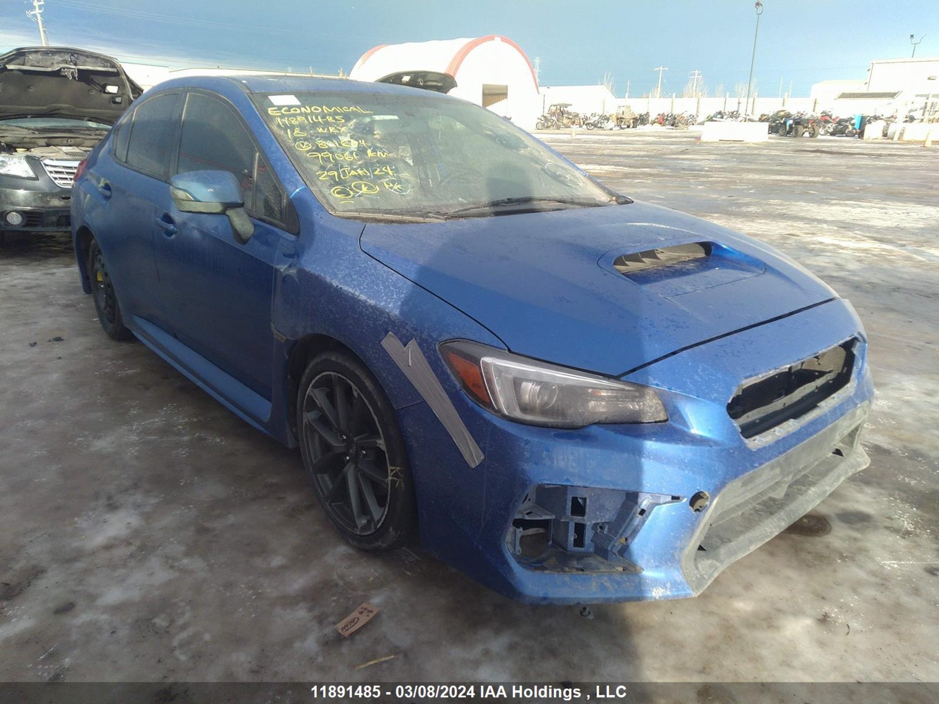 SUBARU WRX 2018 jf1va1l67j8801834