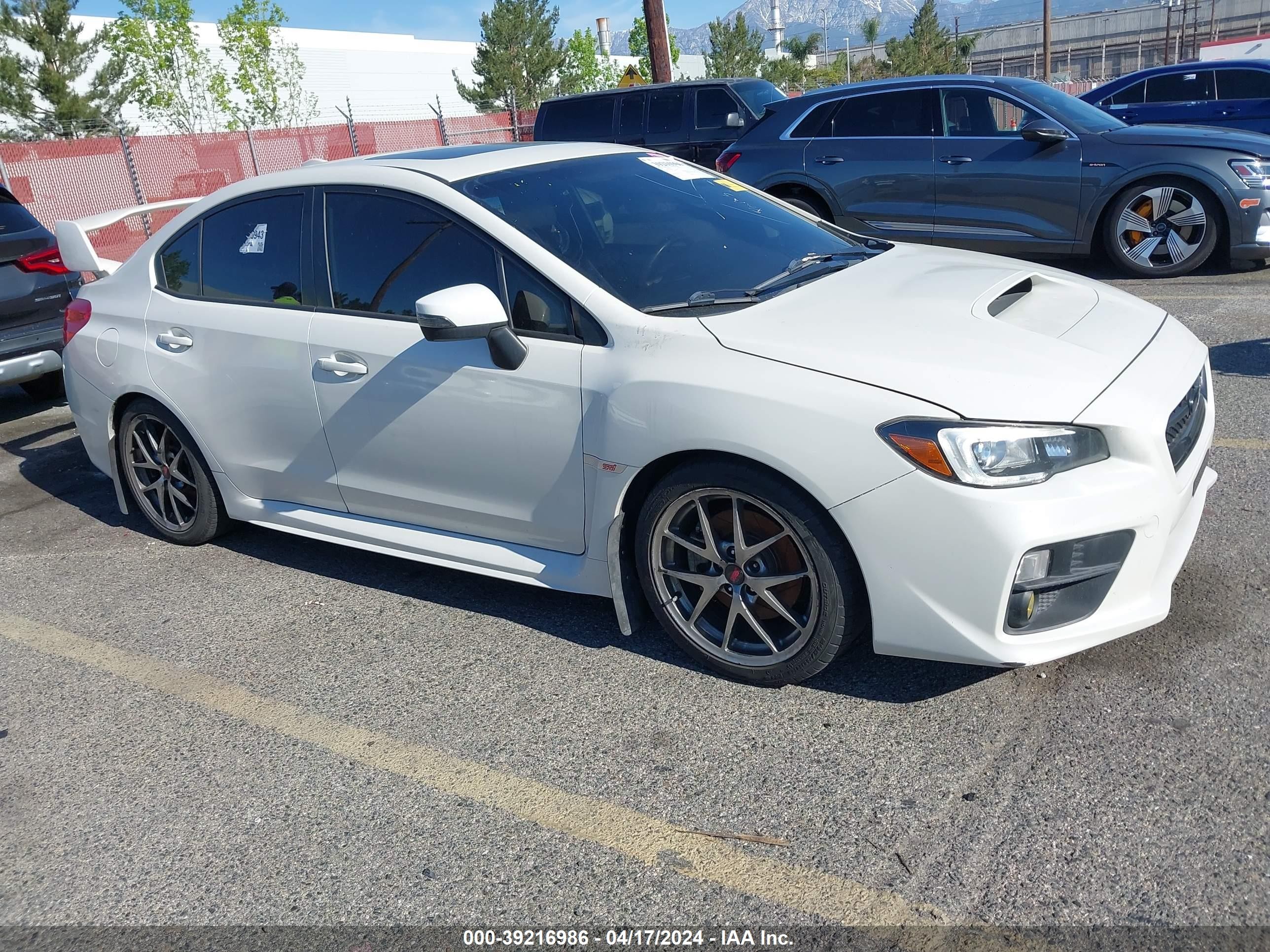 SUBARU WRX STI 2015 jf1va2u61f9835273