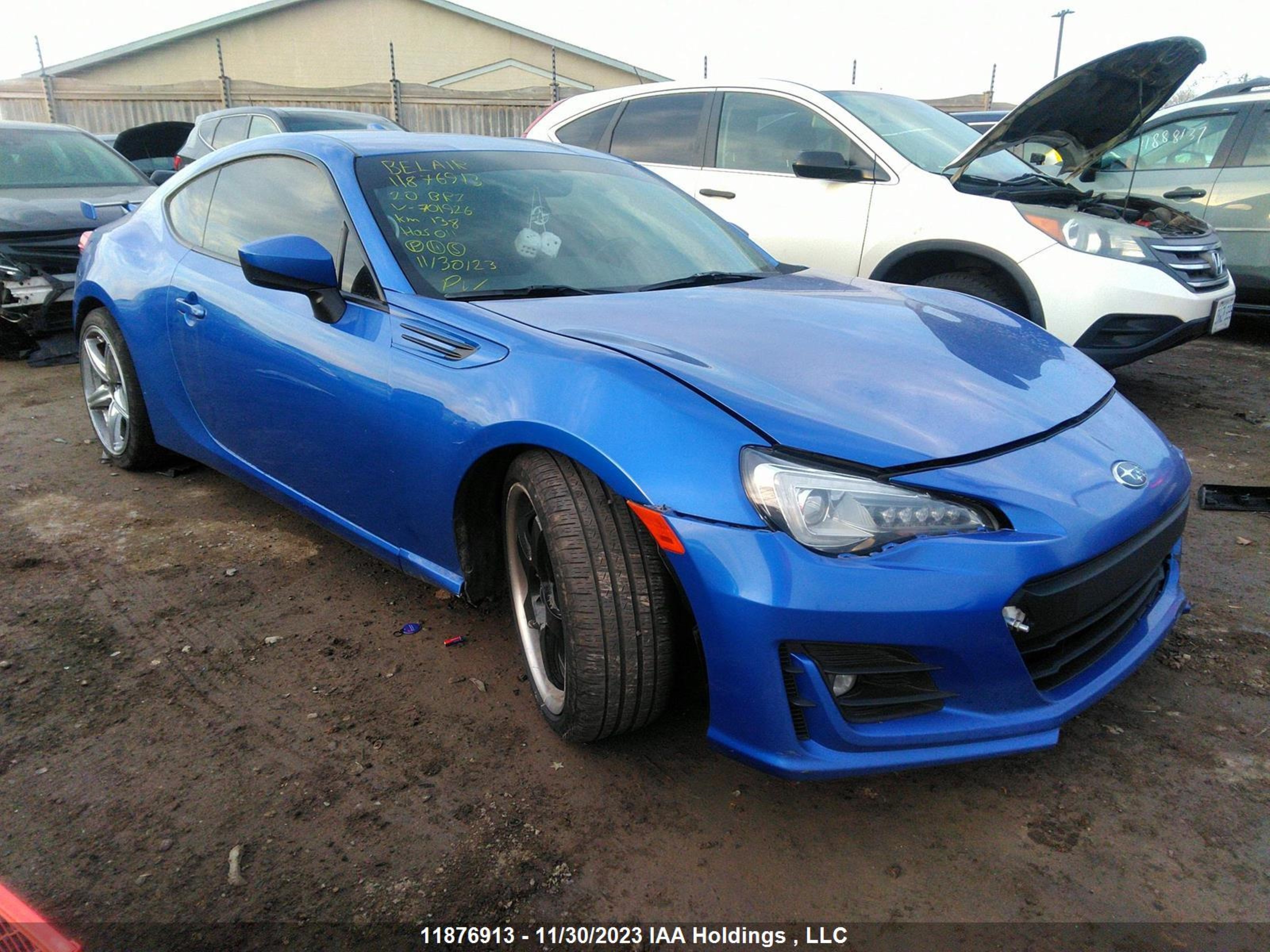 SUBARU BRZ 2020 jf1zcac19l9701926