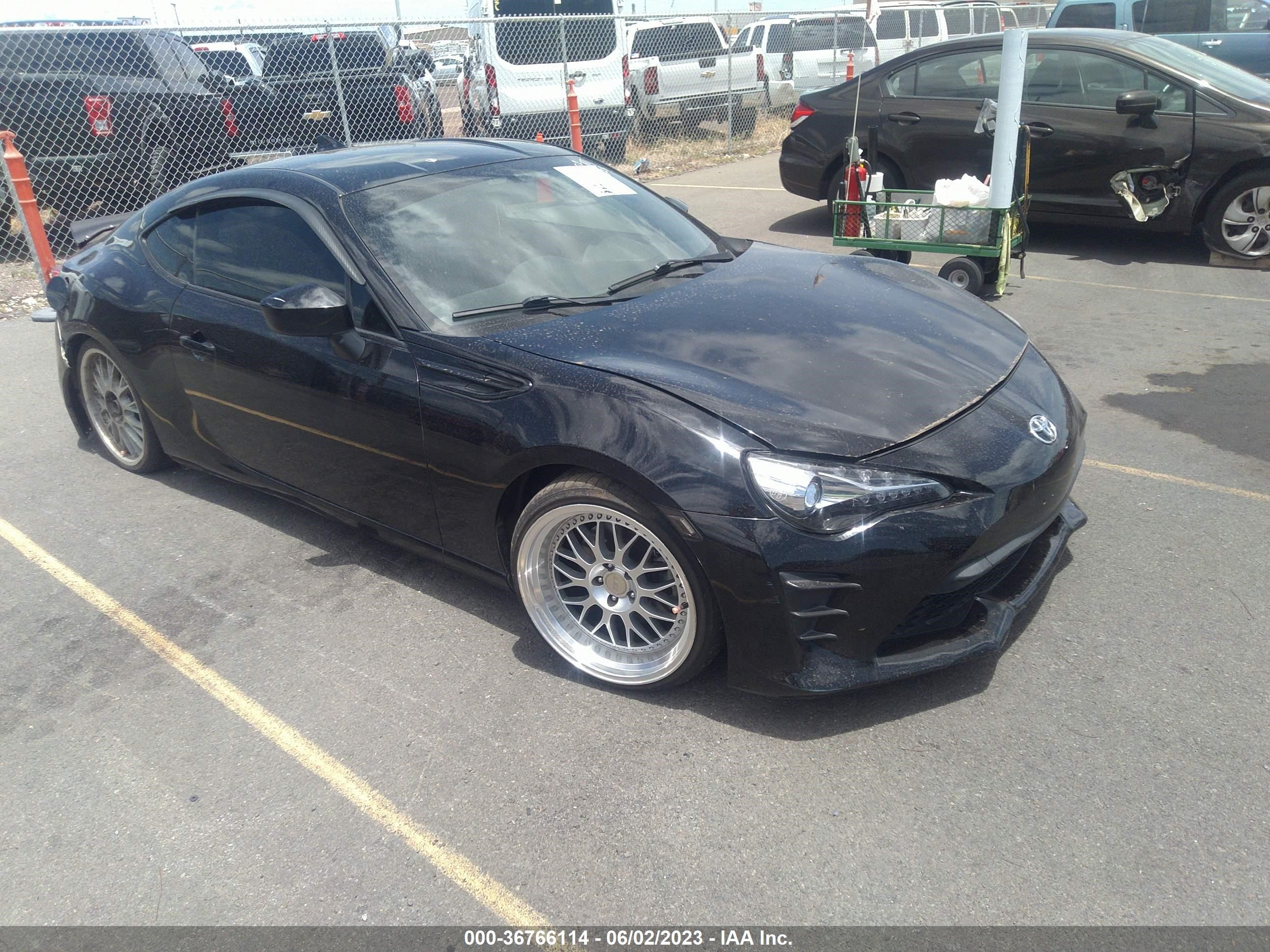 TOYOTA GT86 2017 jf1znaa19h8704545