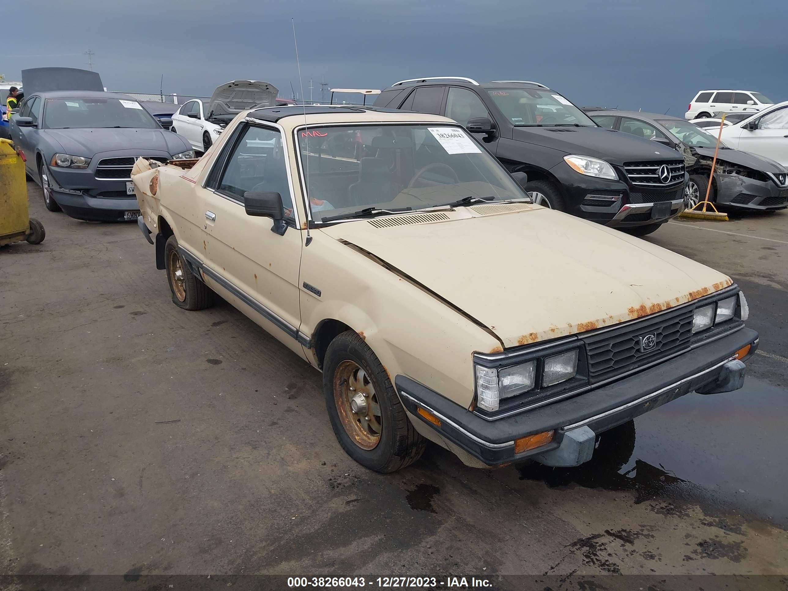 SUBARU BRAT 1985 jf2at53b0fe502509