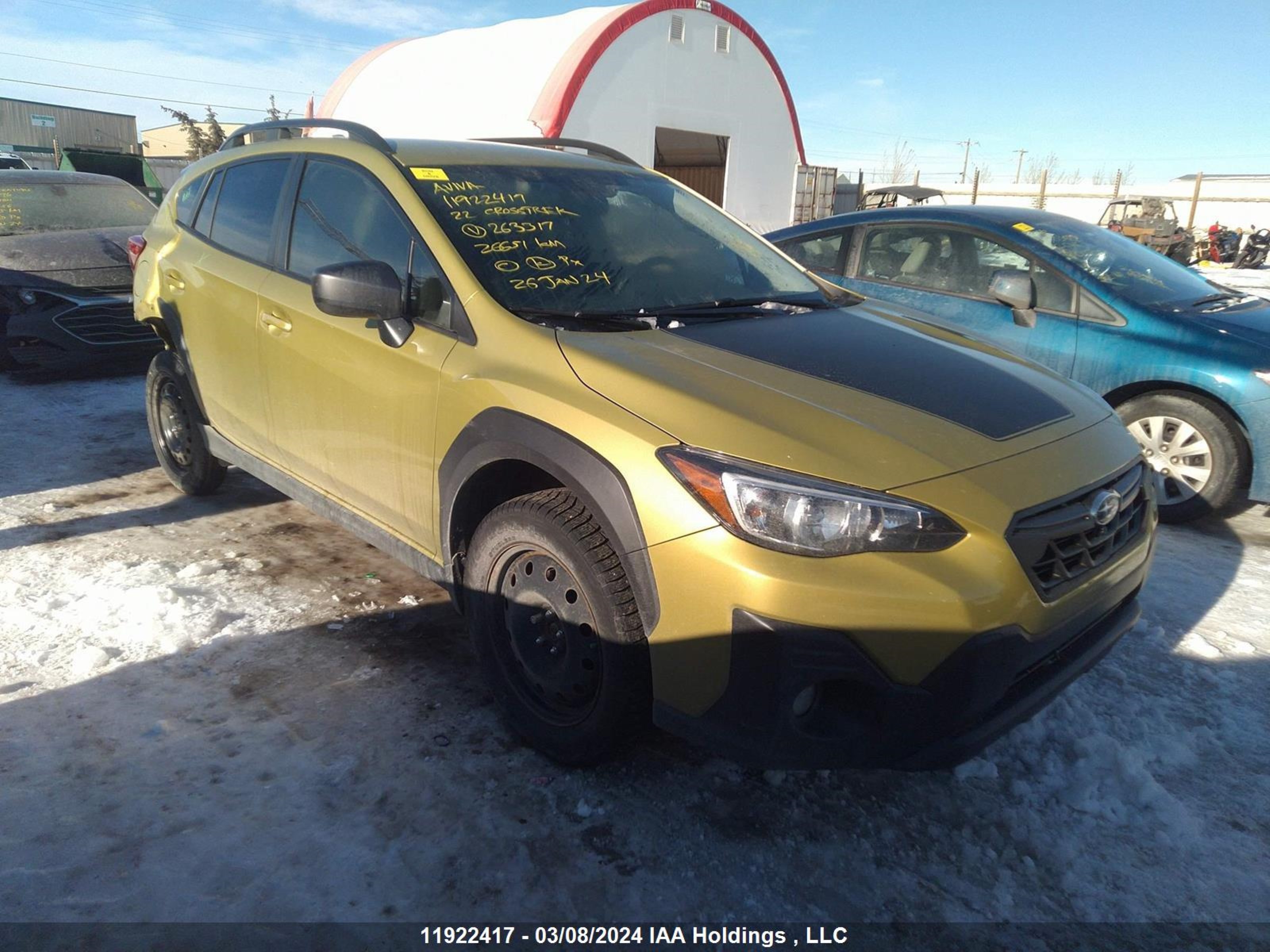 SUBARU CROSSTREK 2022 jf2gthsc7nh263317