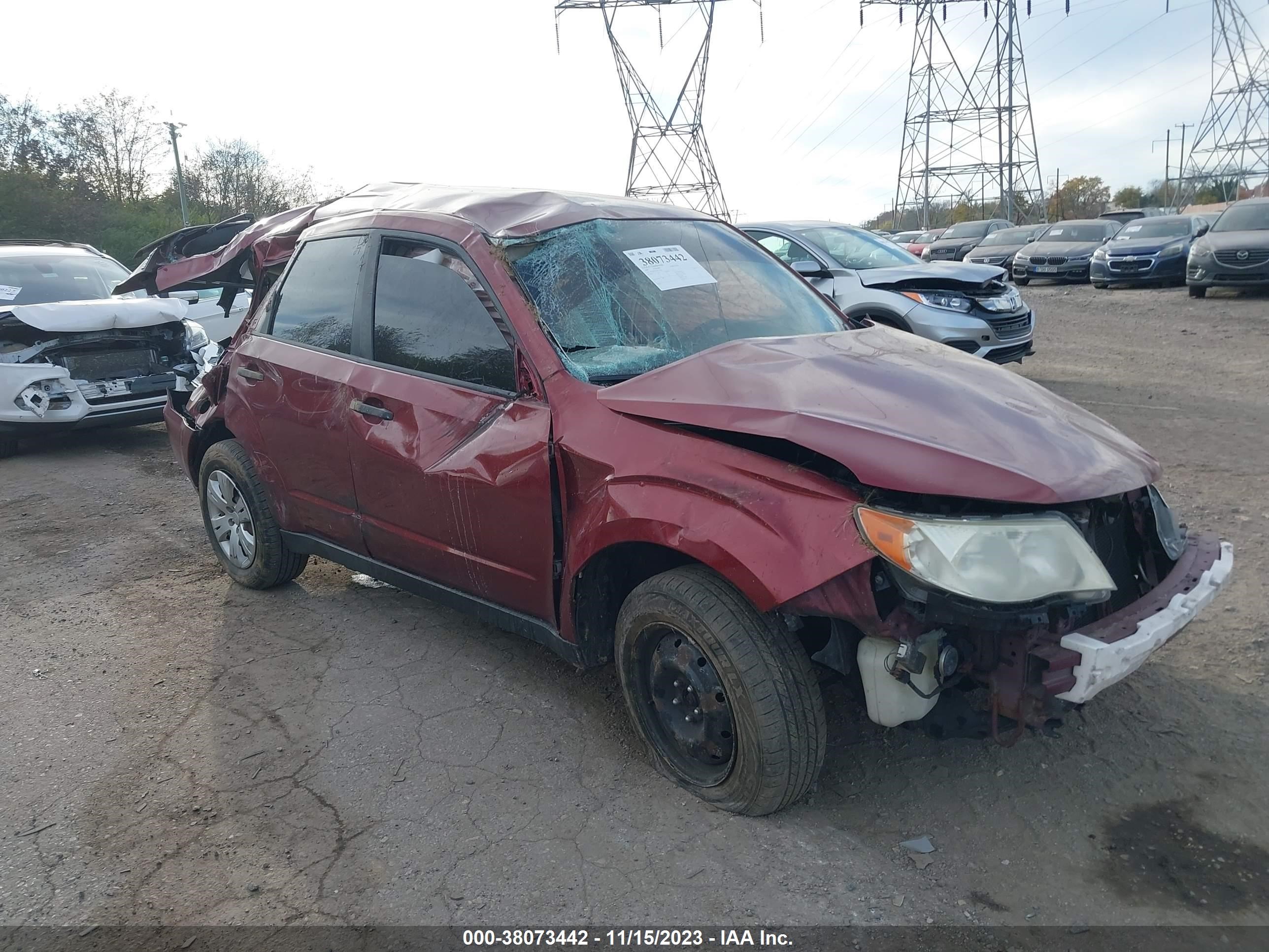 SUBARU FORESTER 2009 jf2sh61619h775012