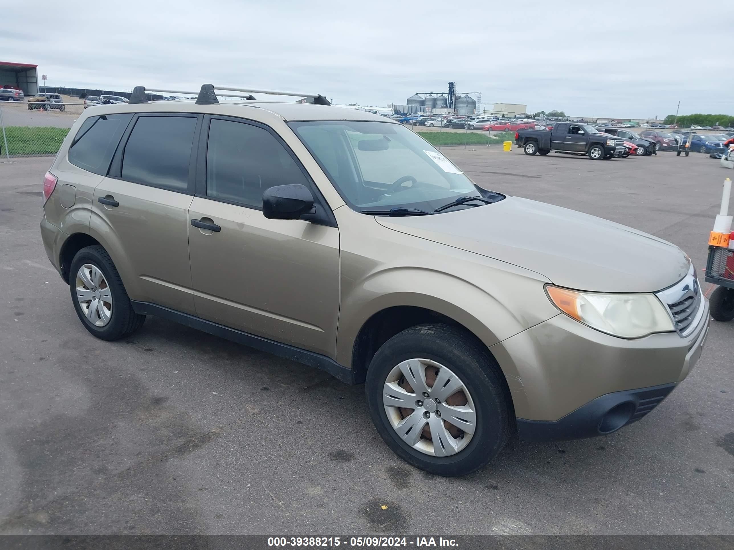 SUBARU FORESTER 2009 jf2sh61639h707519