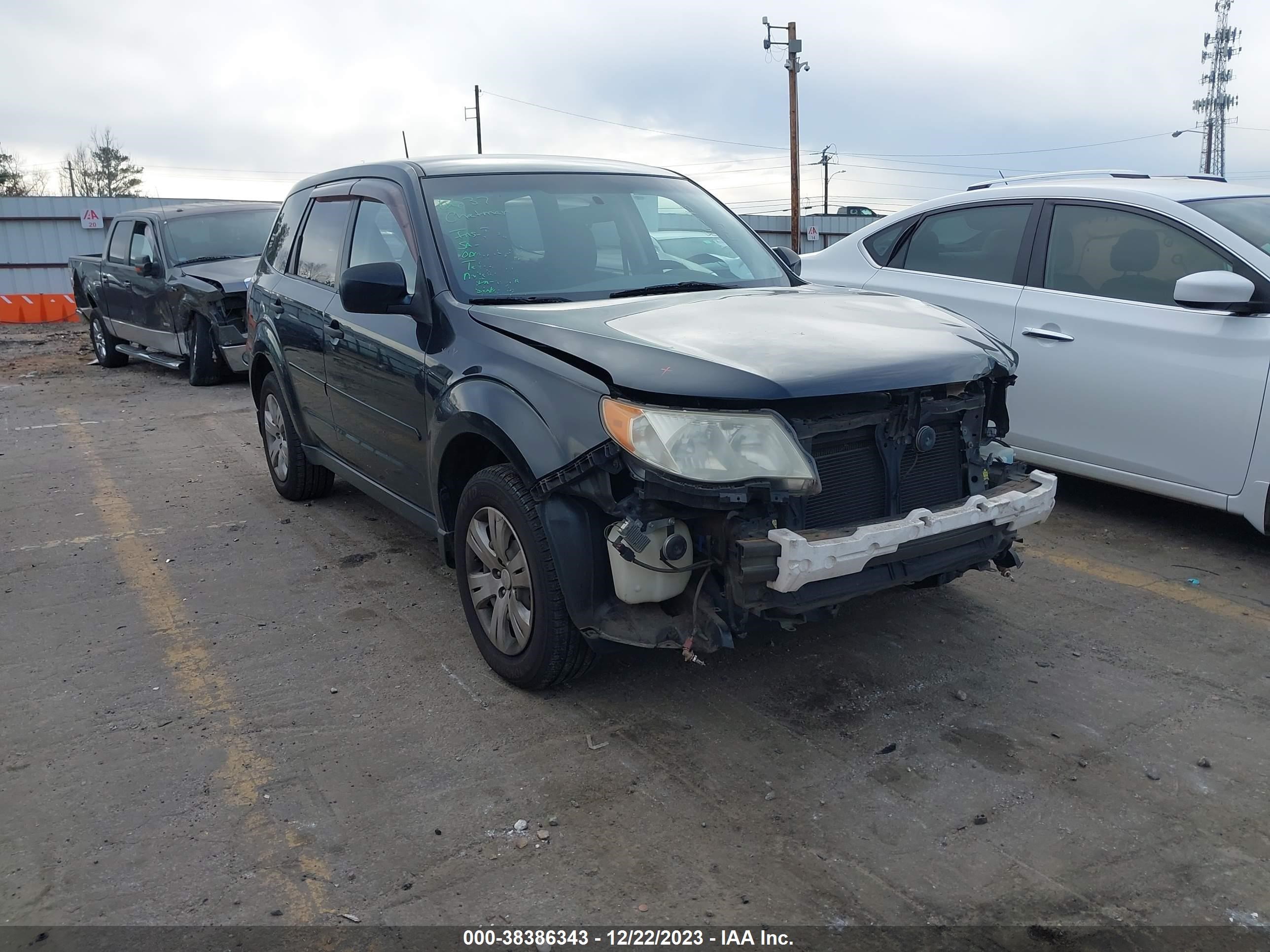 SUBARU FORESTER 2009 jf2sh61649h770676