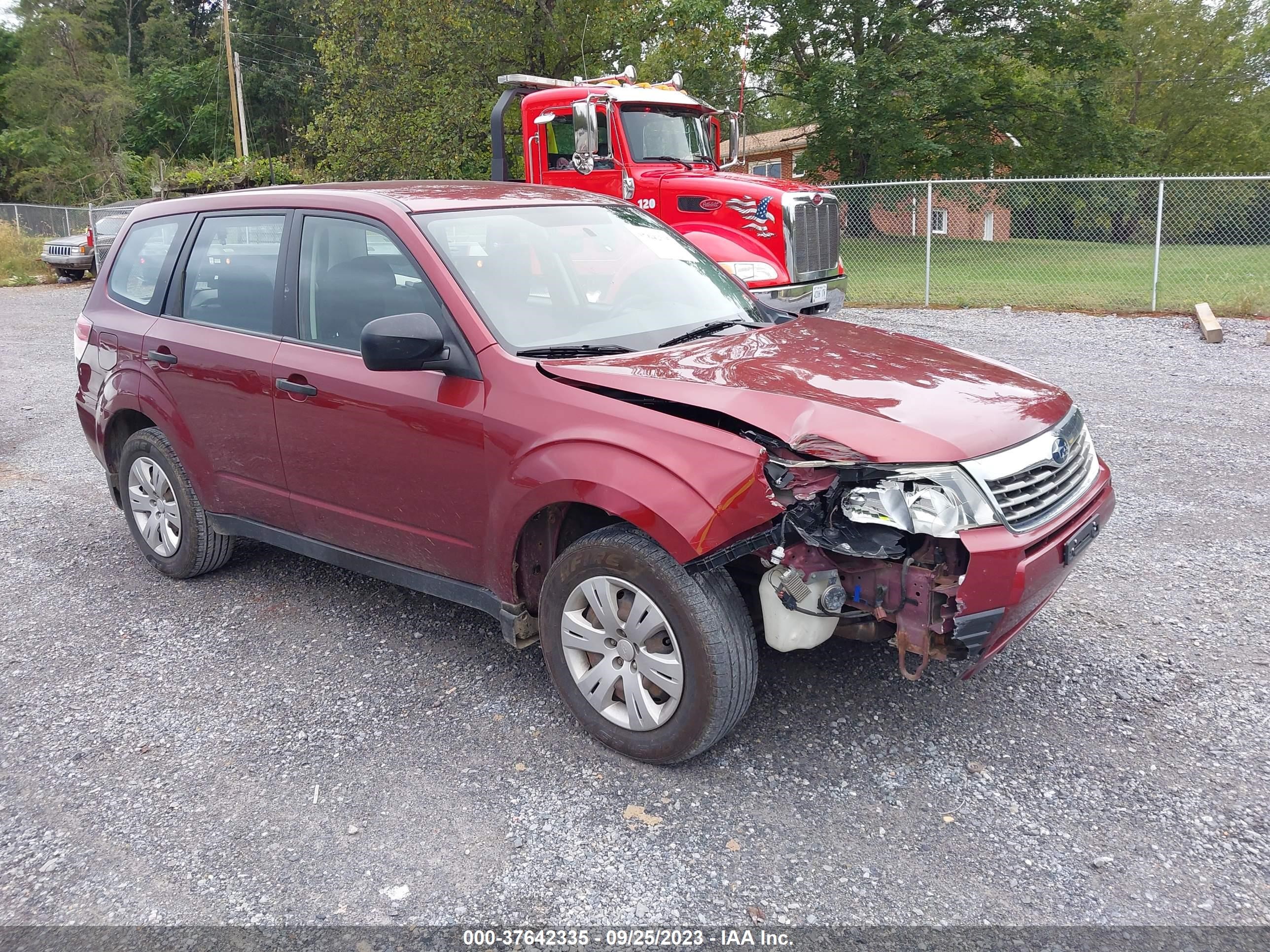 SUBARU FORESTER 2009 jf2sh61649h780589