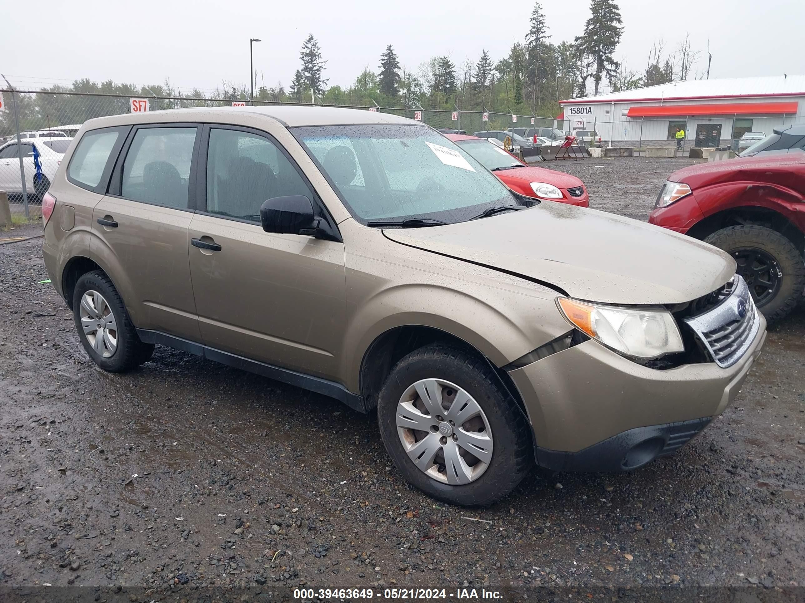 SUBARU FORESTER 2009 jf2sh61649h782939