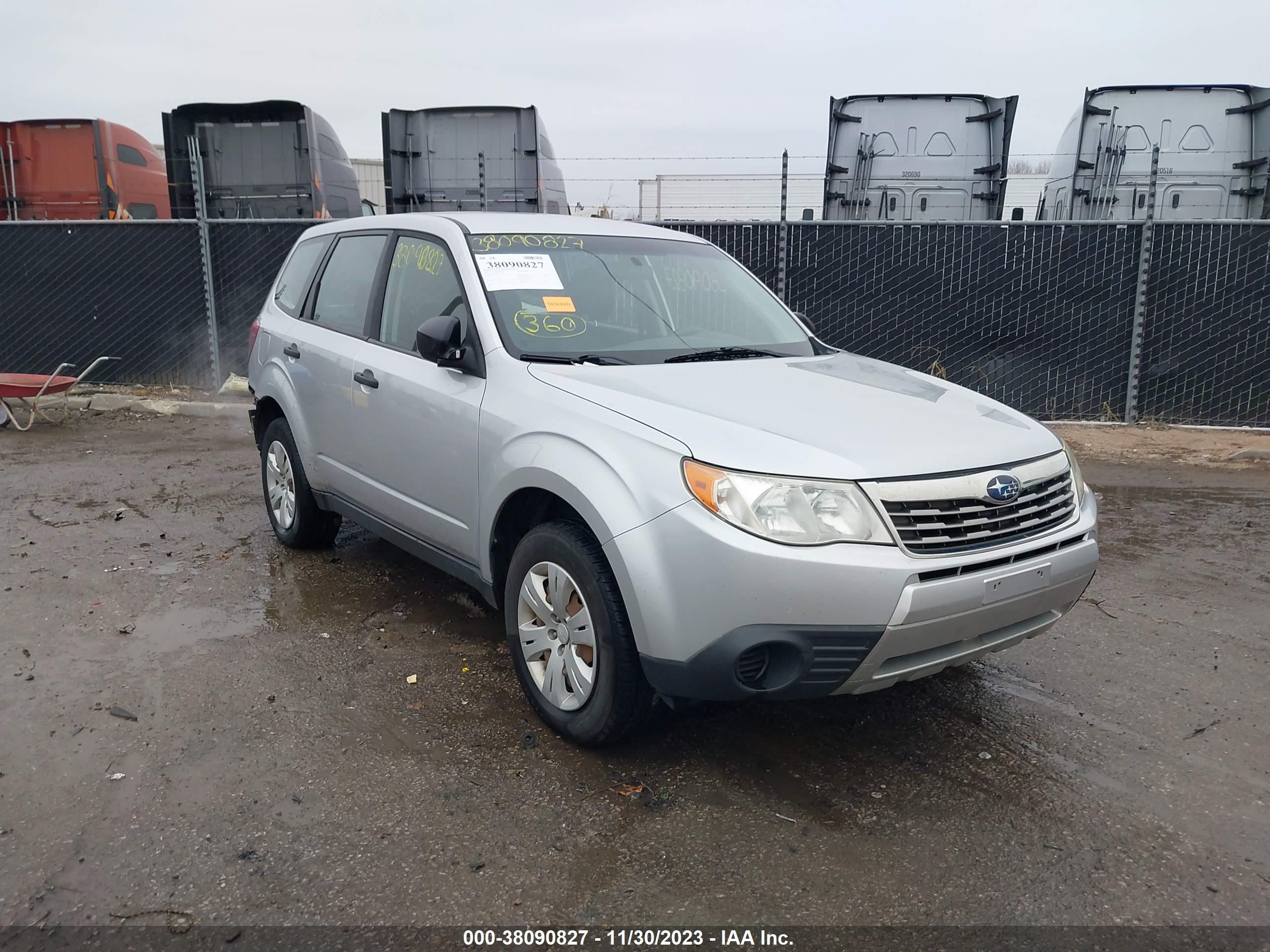 SUBARU FORESTER 2009 jf2sh61659h770119