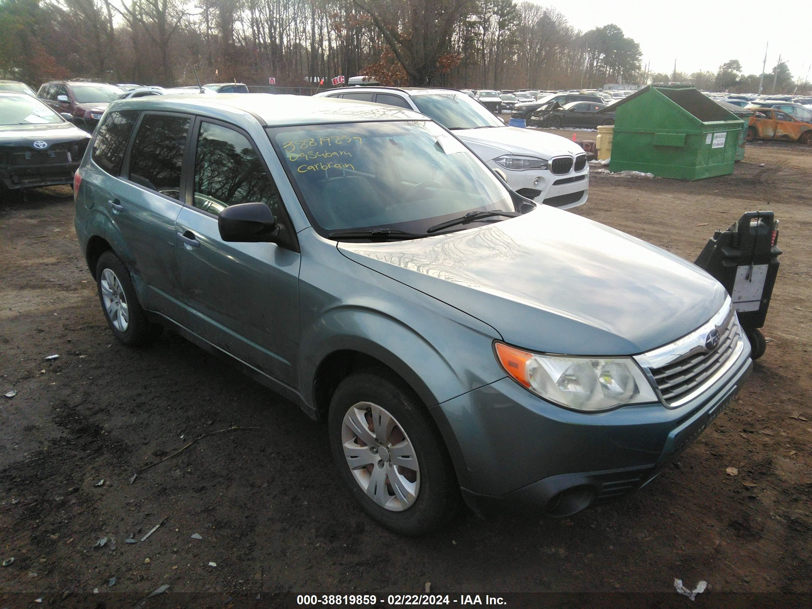 SUBARU FORESTER 2009 jf2sh616x9h774621