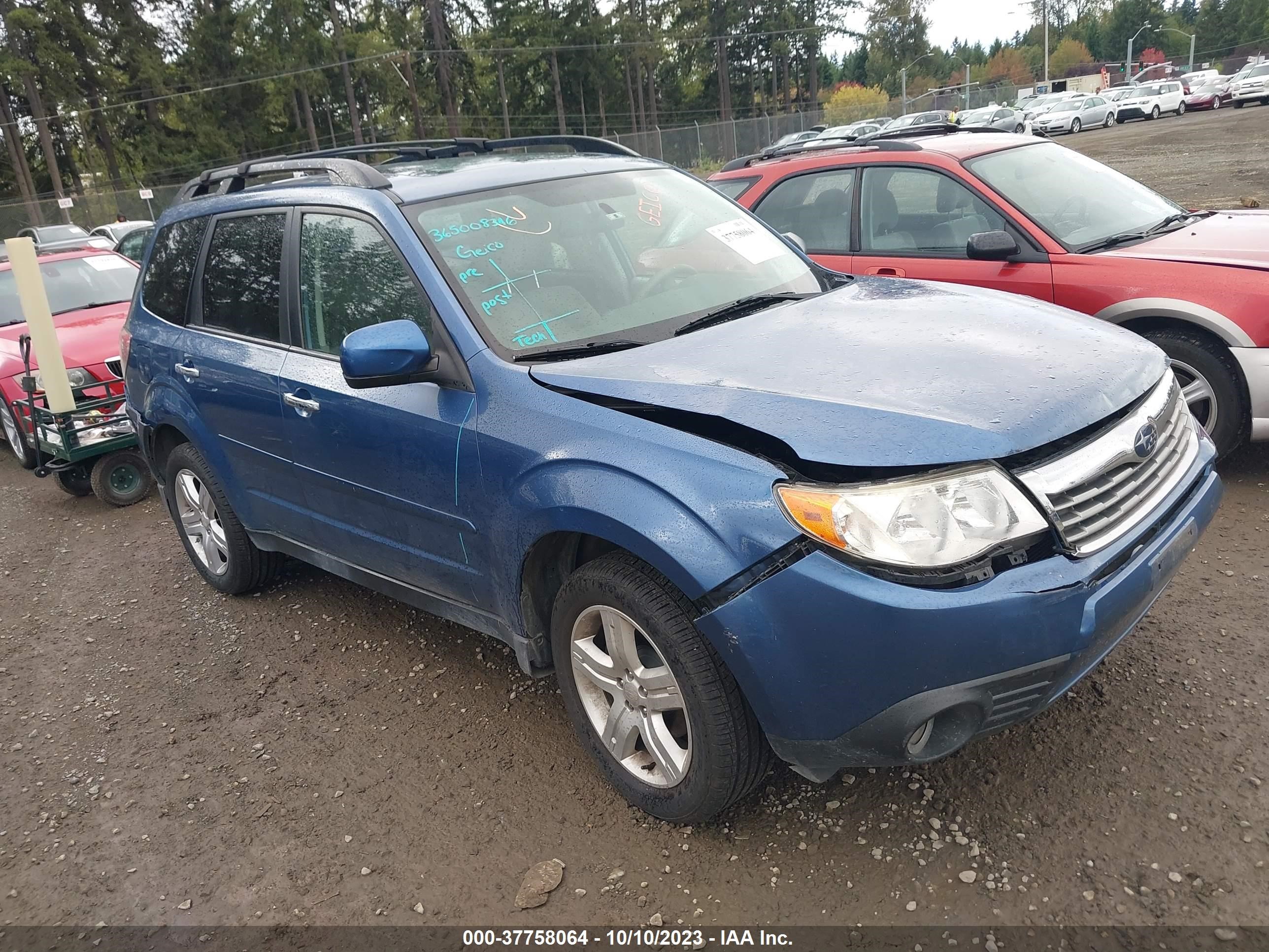 SUBARU FORESTER 2009 jf2sh63619h703238