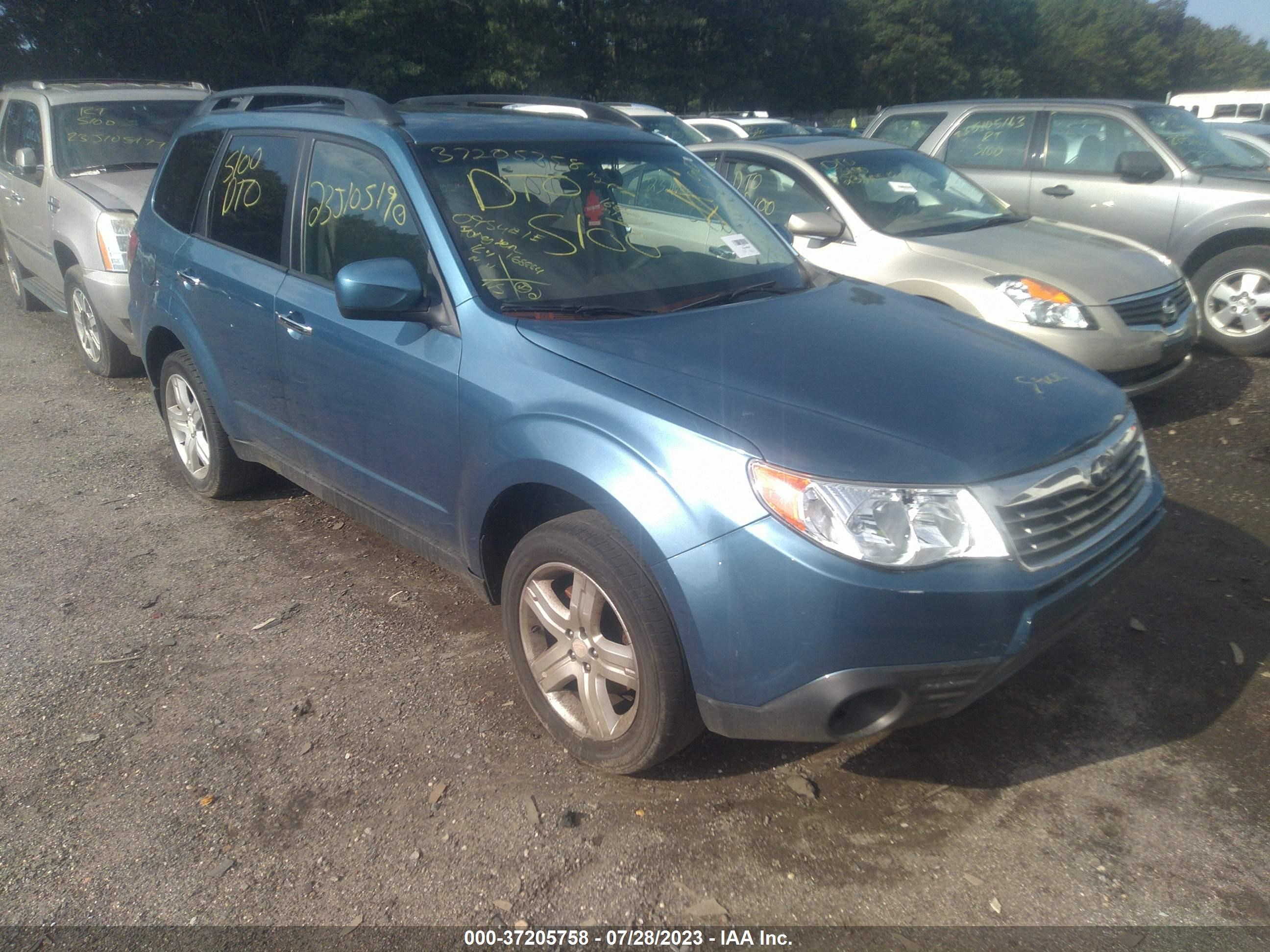 SUBARU FORESTER 2009 jf2sh63619h782975