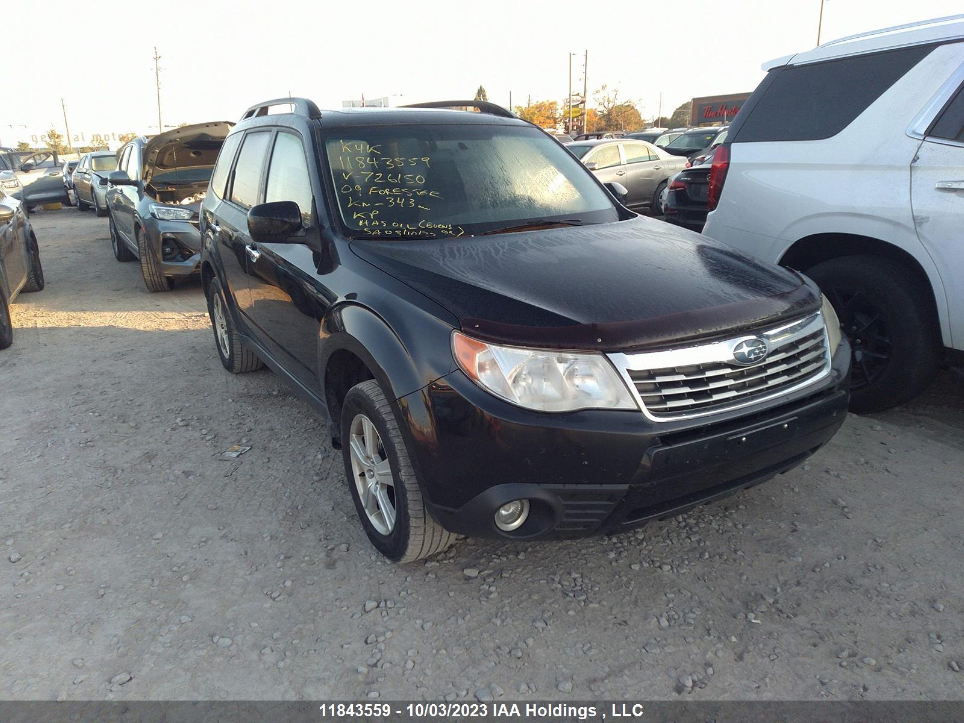 SUBARU FORESTER 2009 jf2sh63639h726150