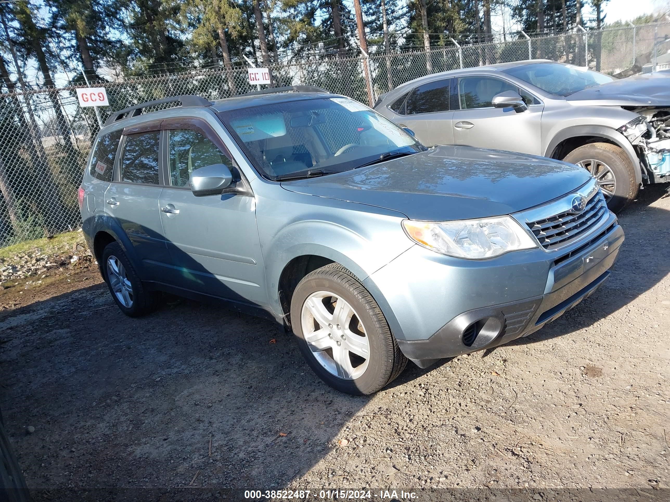 SUBARU FORESTER 2009 jf2sh63639h788972