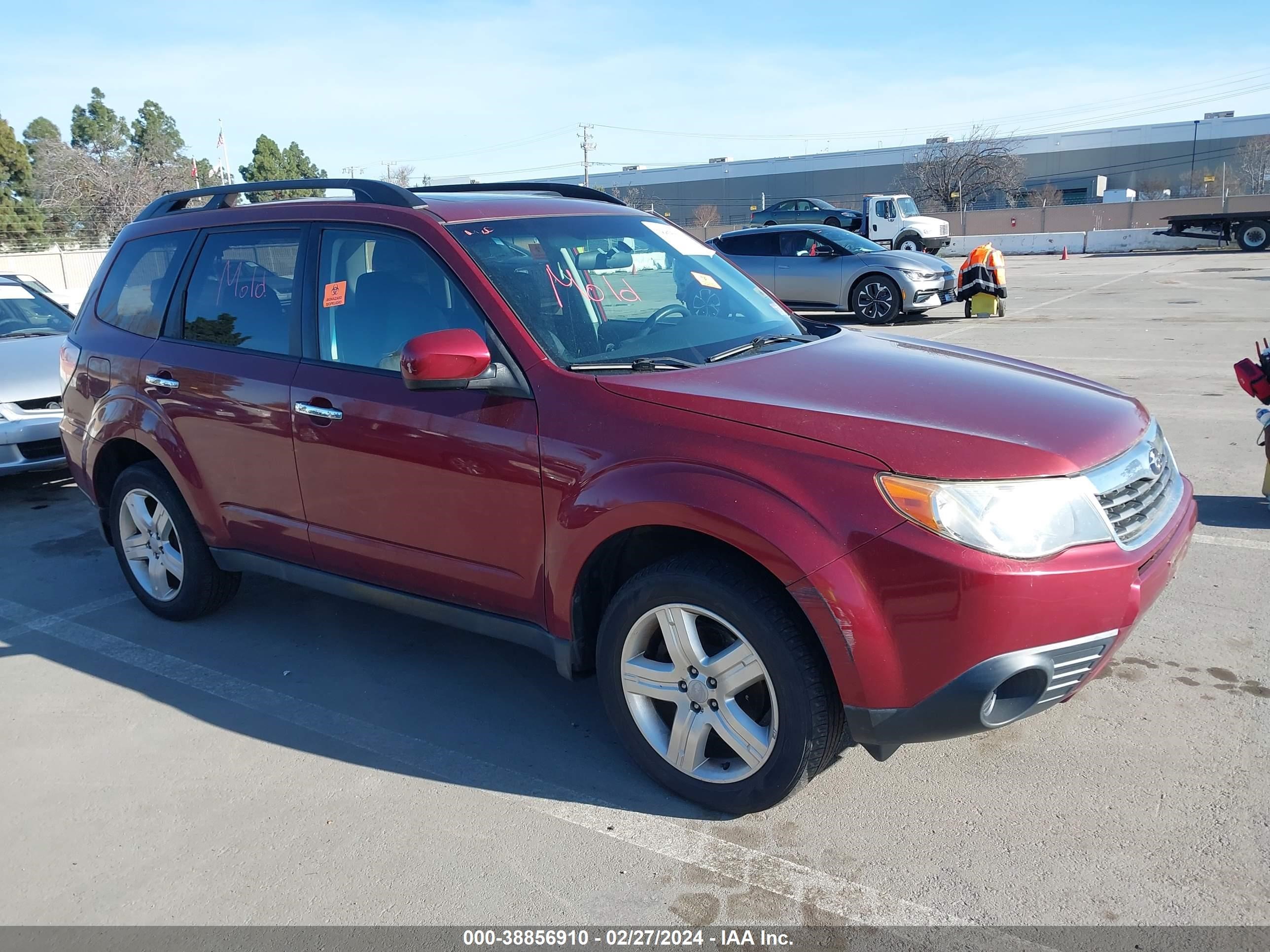 SUBARU FORESTER 2009 jf2sh63659h713531