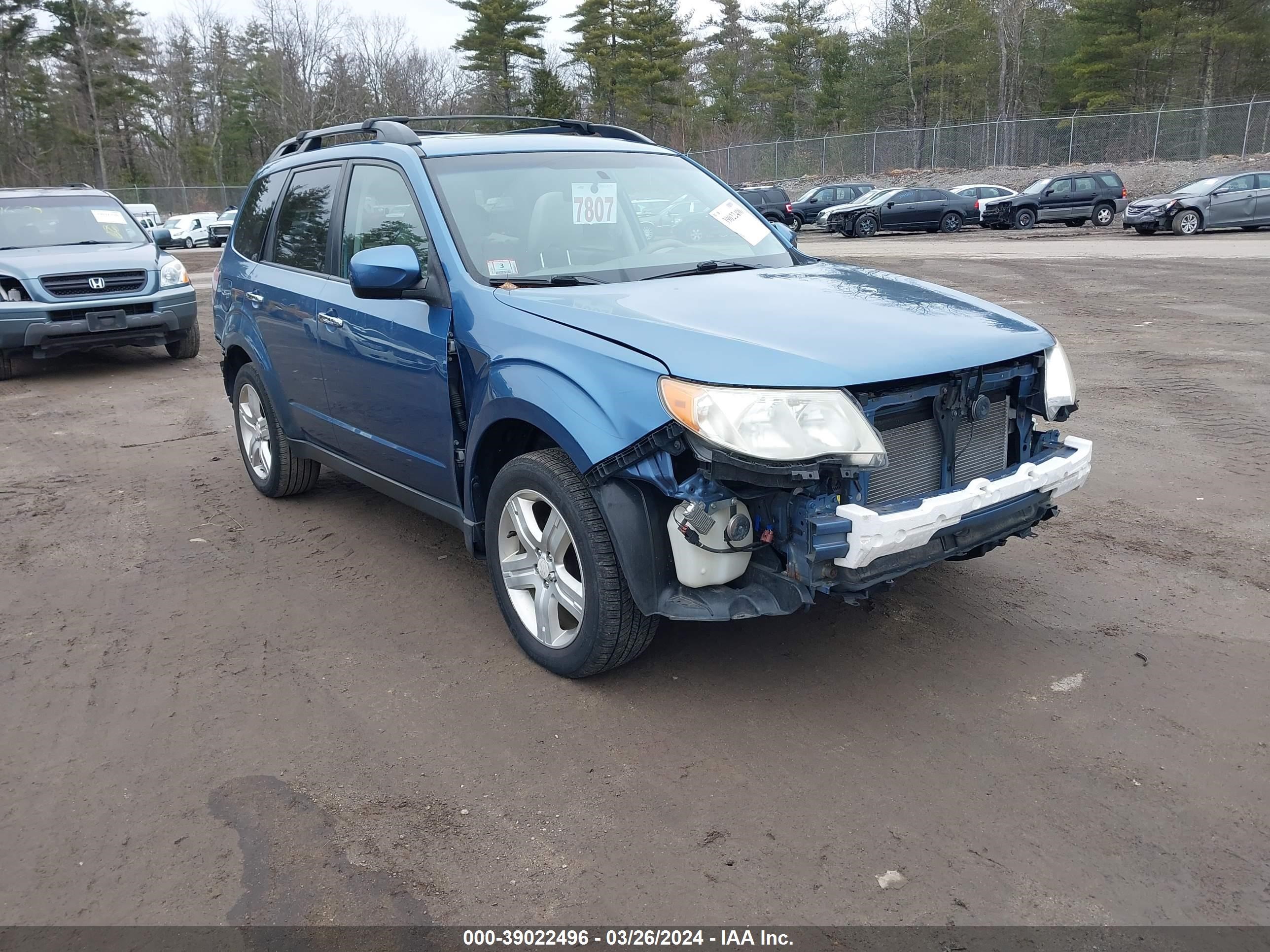 SUBARU FORESTER 2009 jf2sh63659h792070