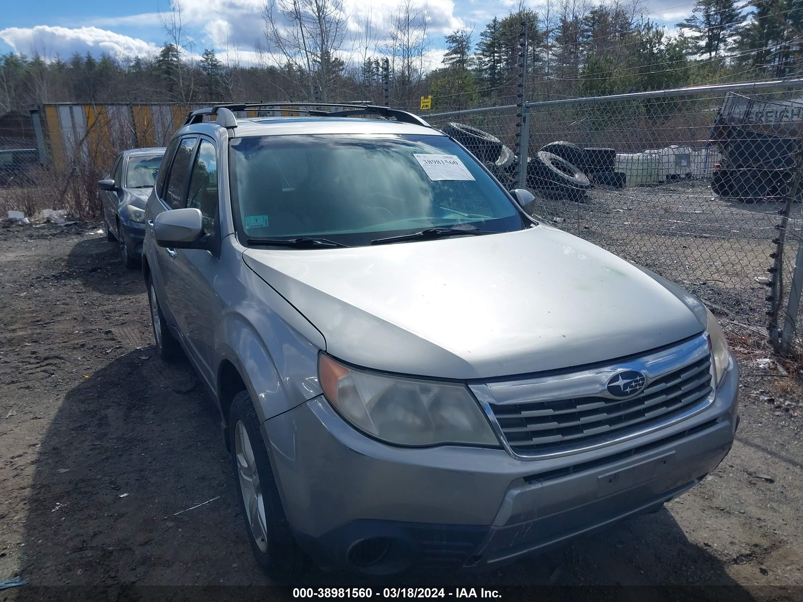 SUBARU FORESTER 2009 jf2sh63669h790277