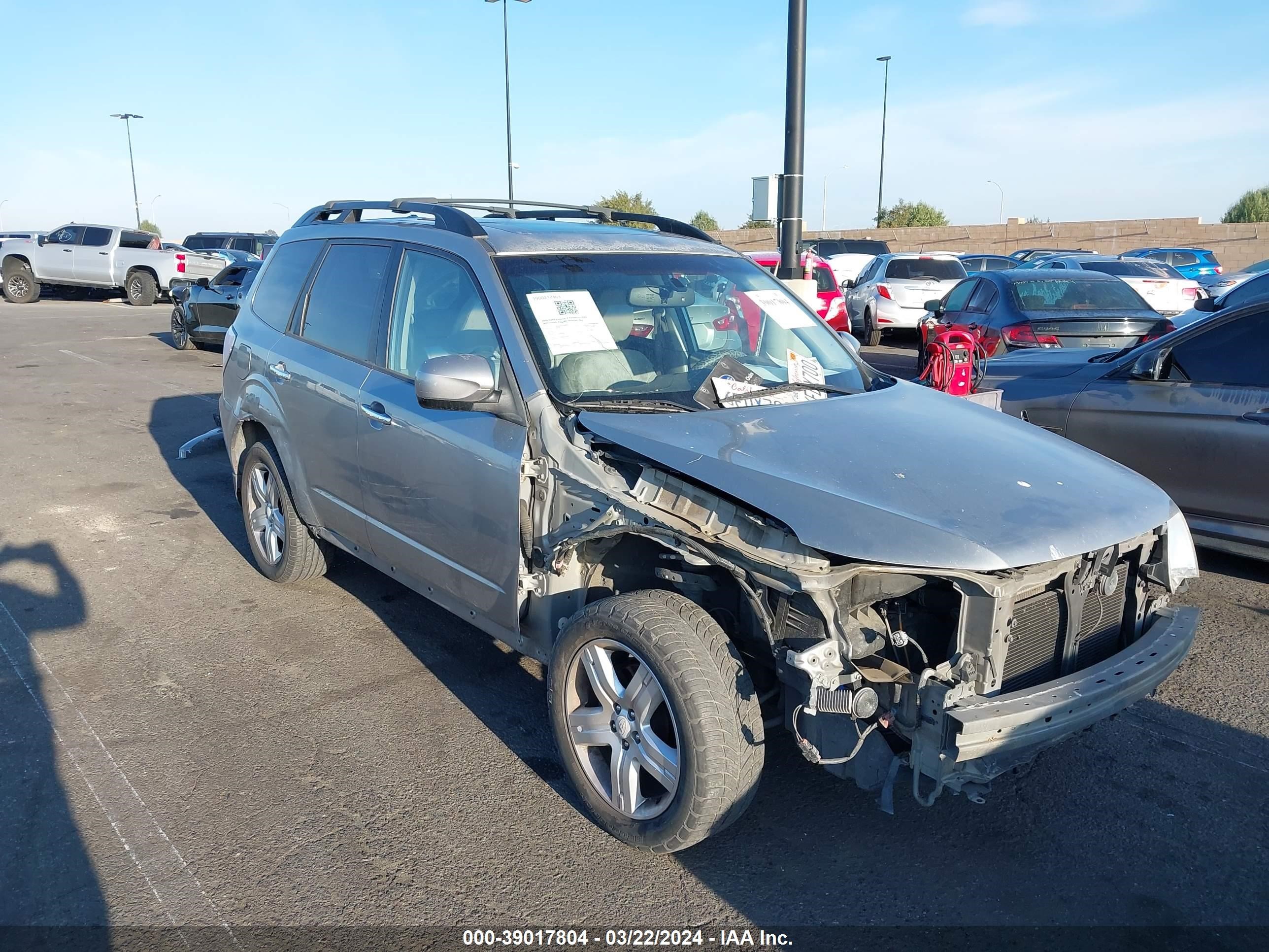 SUBARU FORESTER 2009 jf2sh63689h700367