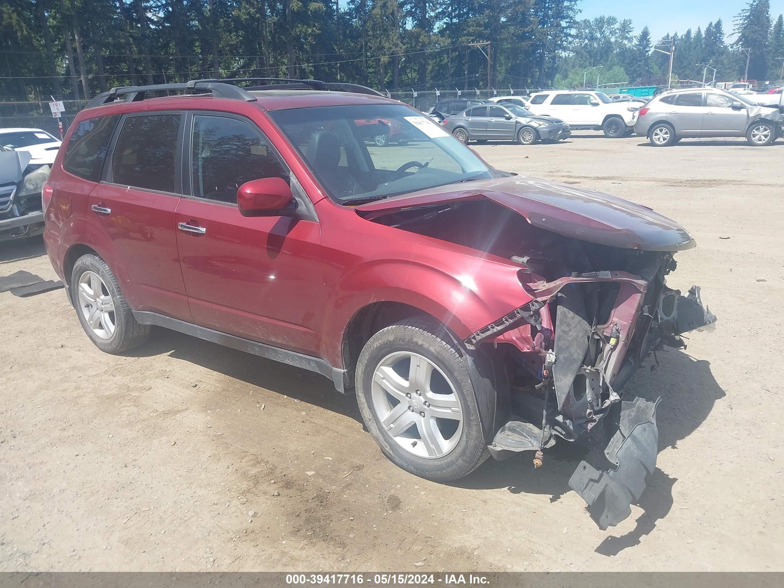 SUBARU FORESTER 2009 jf2sh64619h779220