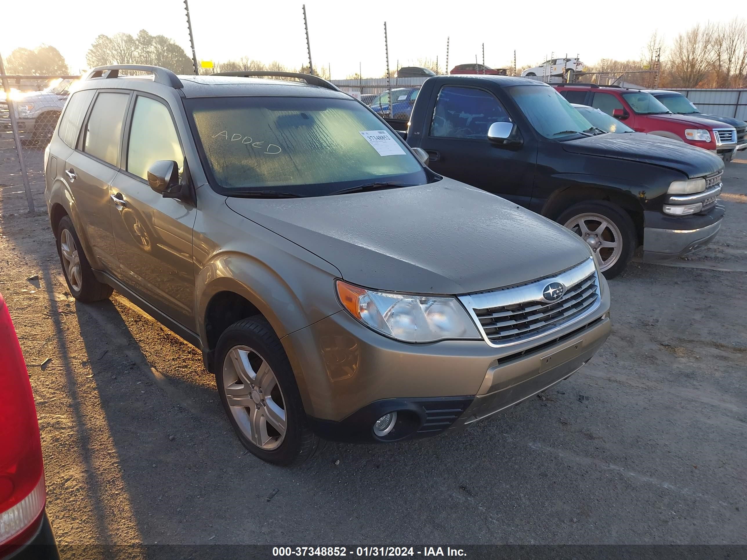 SUBARU FORESTER 2009 jf2sh64639h707290