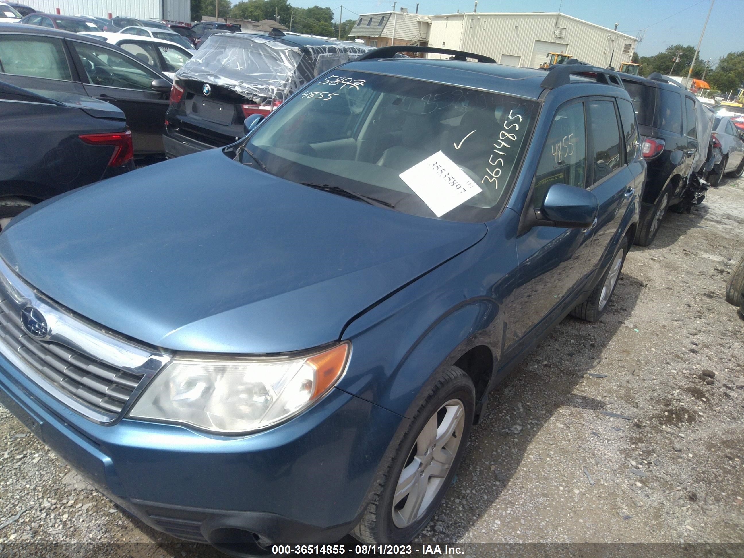 SUBARU FORESTER 2009 jf2sh64649h795606