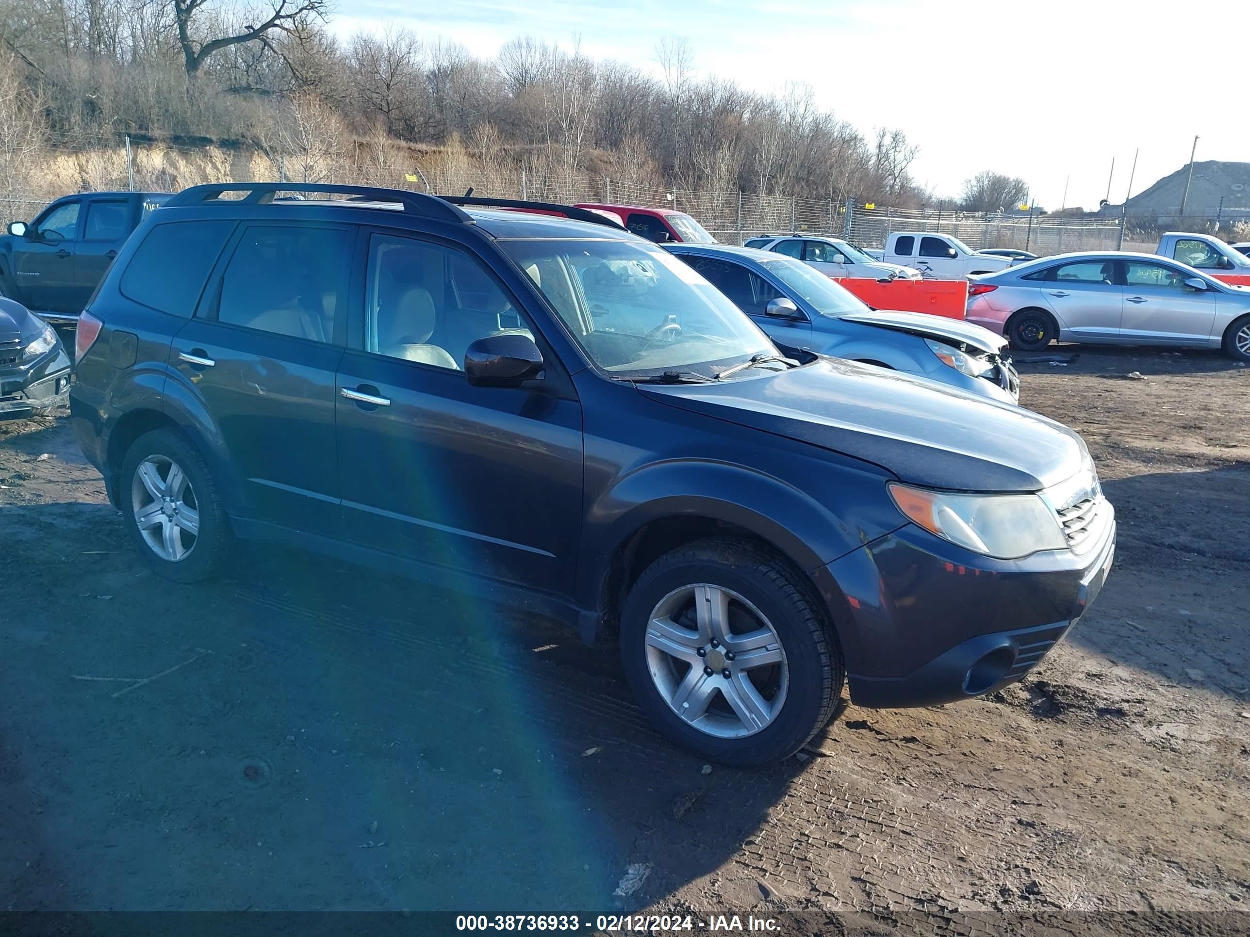 SUBARU FORESTER 2009 jf2sh64689h752502