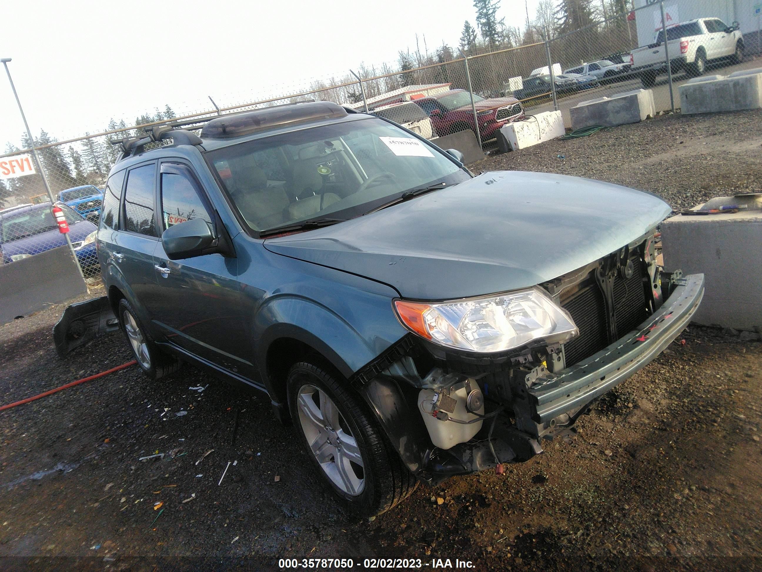 SUBARU FORESTER 2009 jf2sh64689h757280