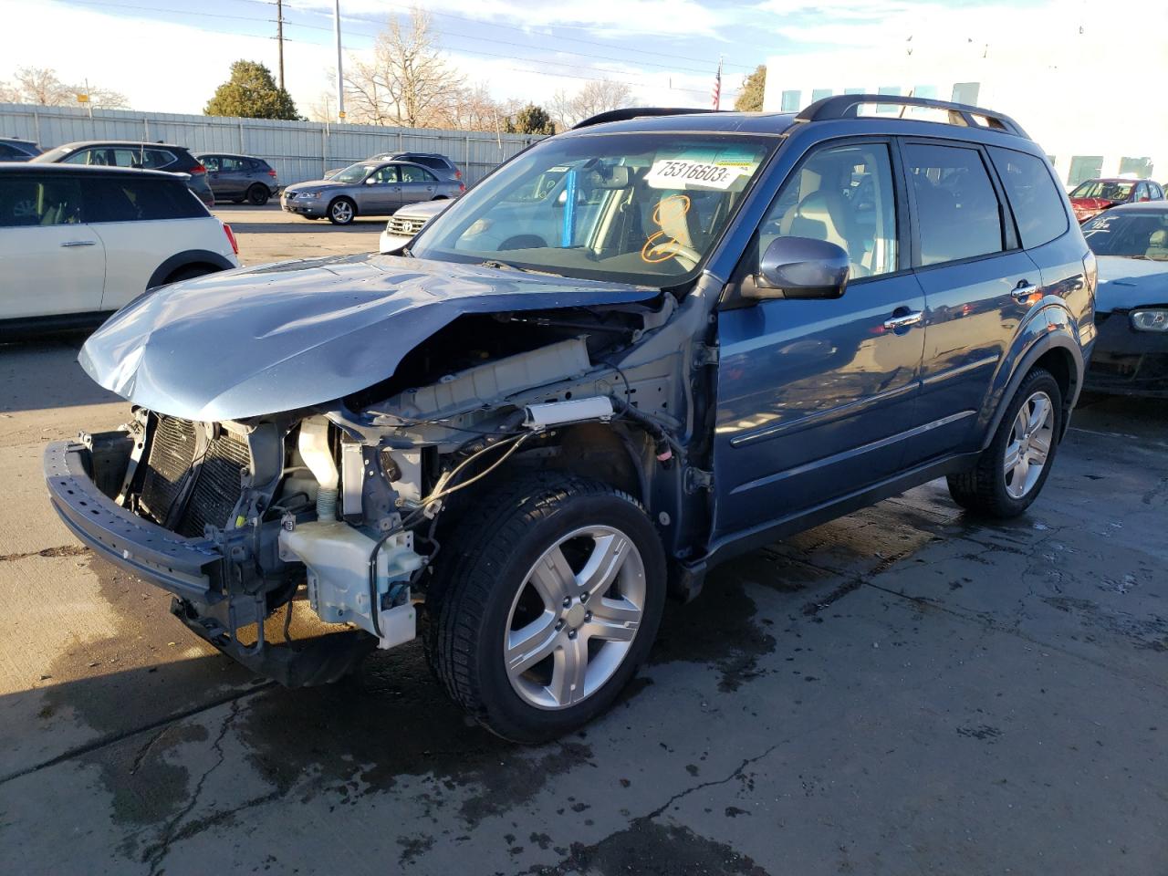 SUBARU FORESTER 2009 jf2sh64699h707102