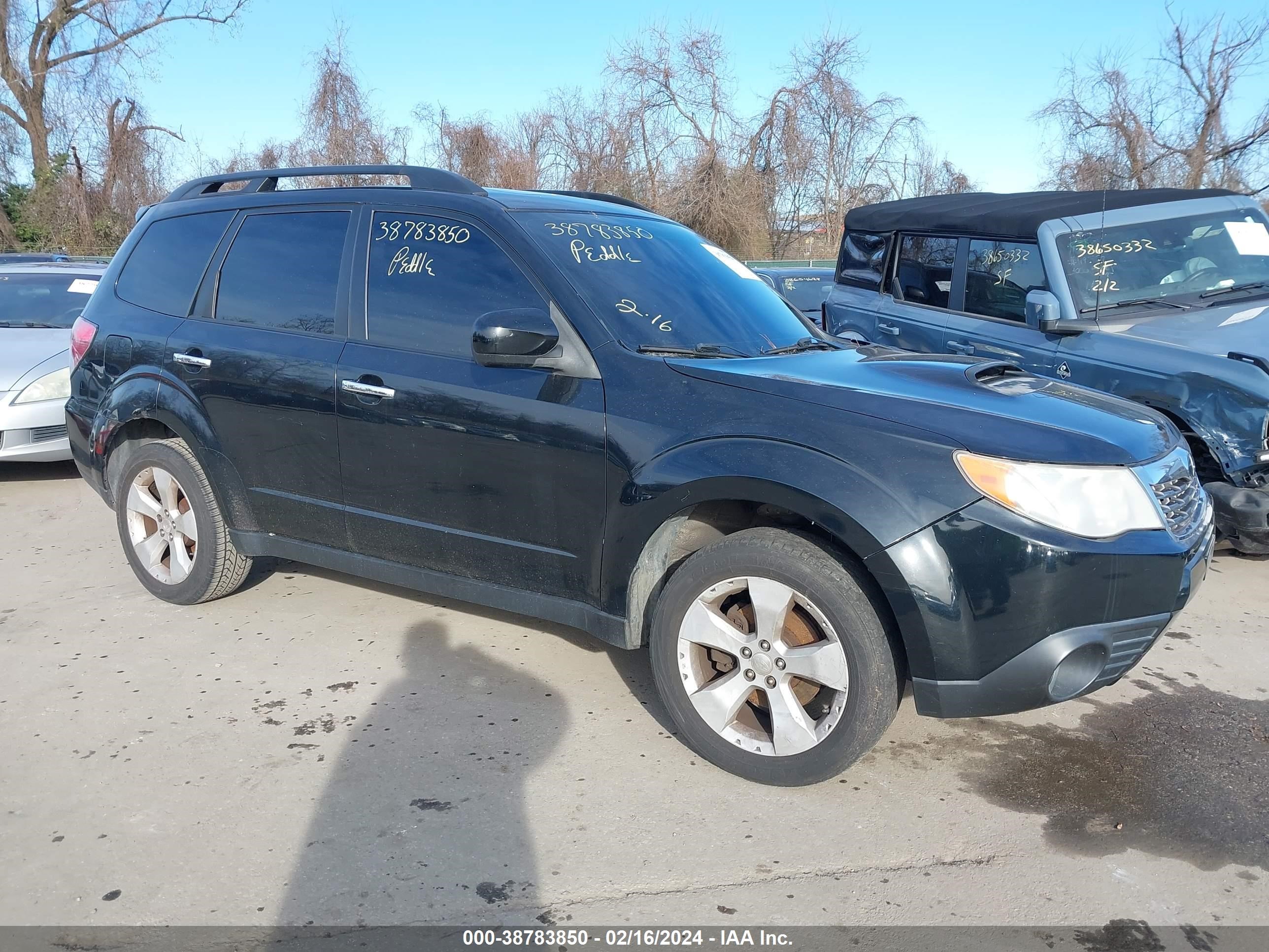 SUBARU FORESTER 2009 jf2sh656x9h772975