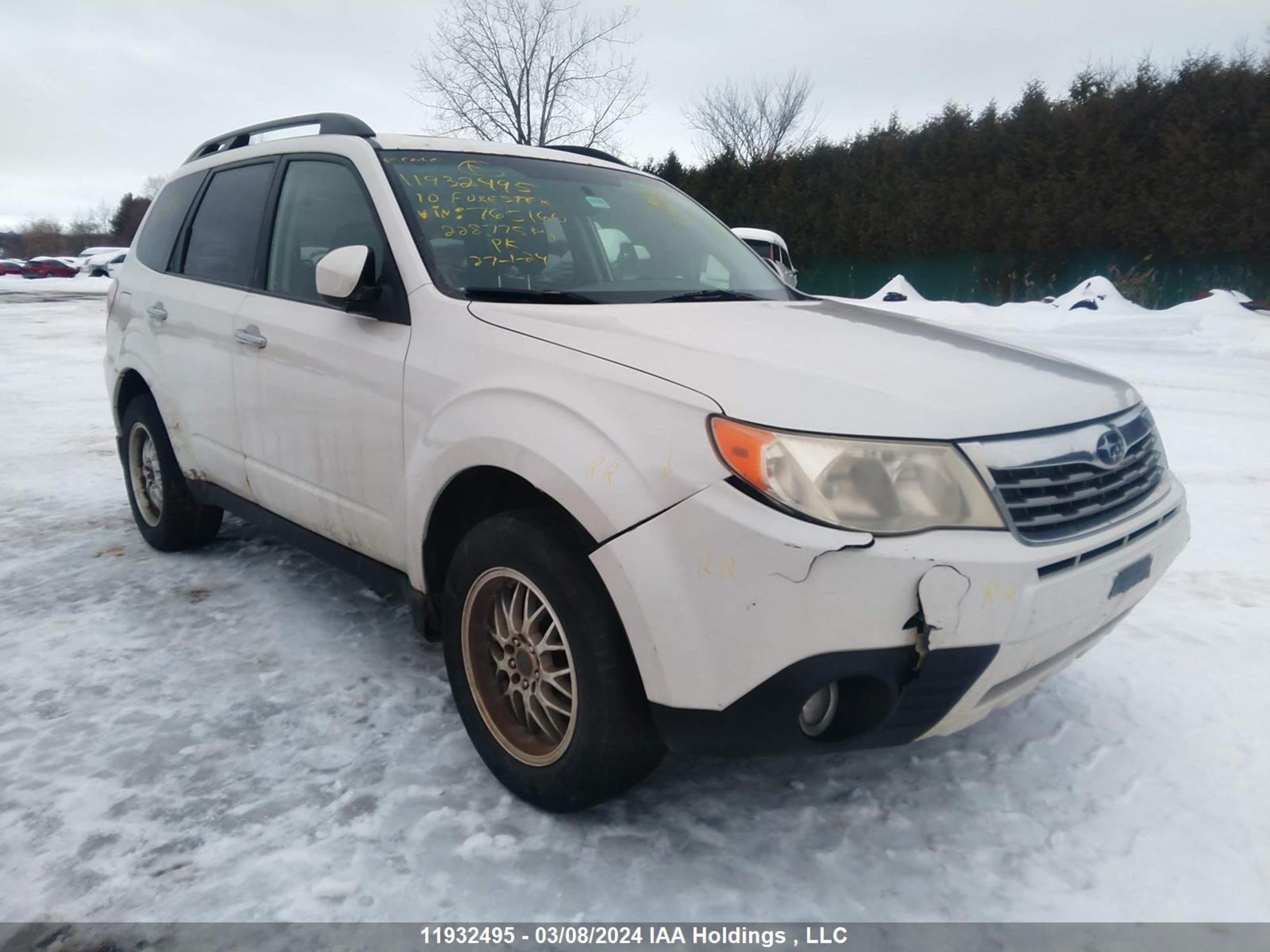 SUBARU FORESTER 2010 jf2sh6cc0ah765160