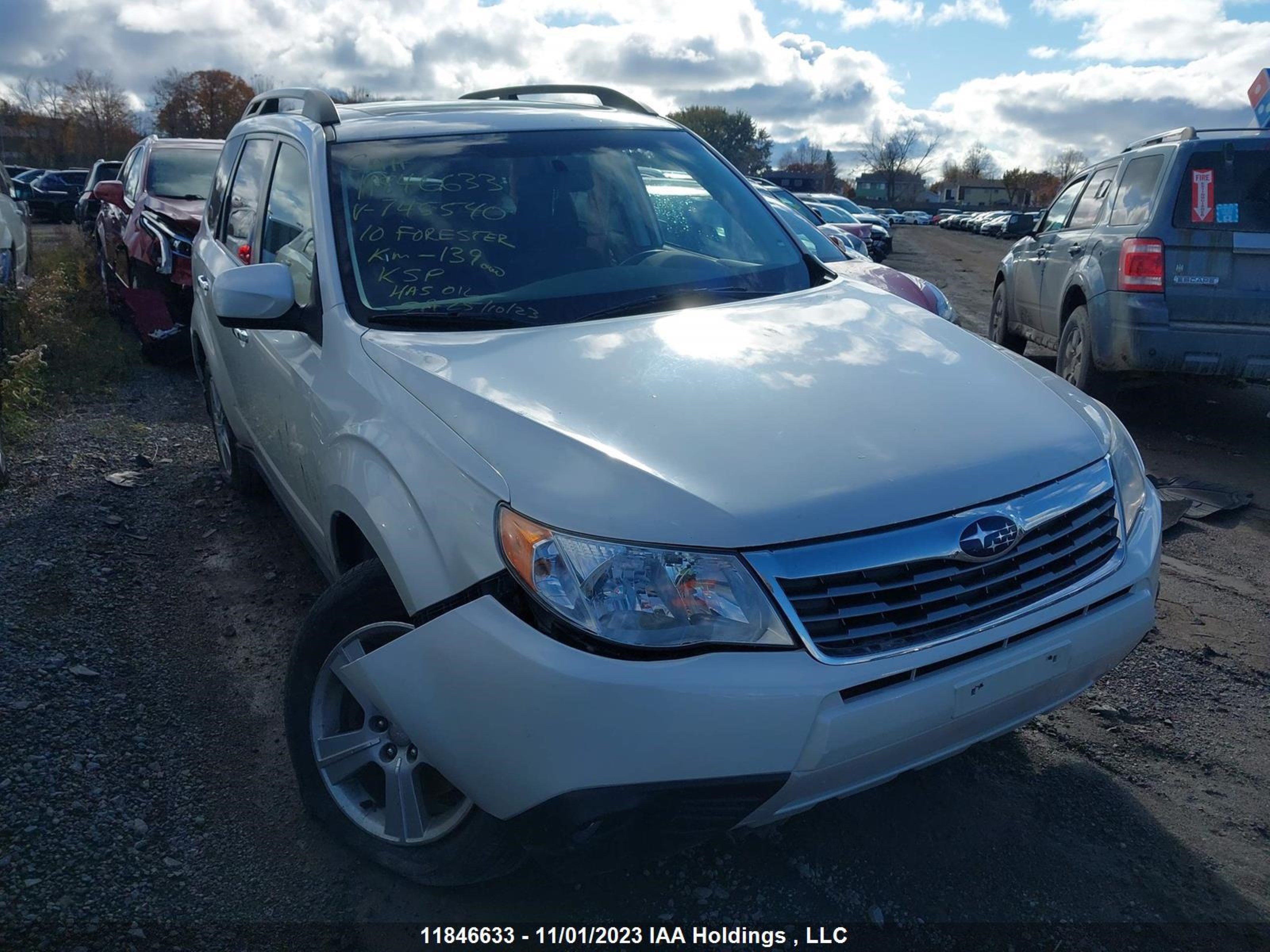 SUBARU FORESTER 2010 jf2sh6cc9ah745540