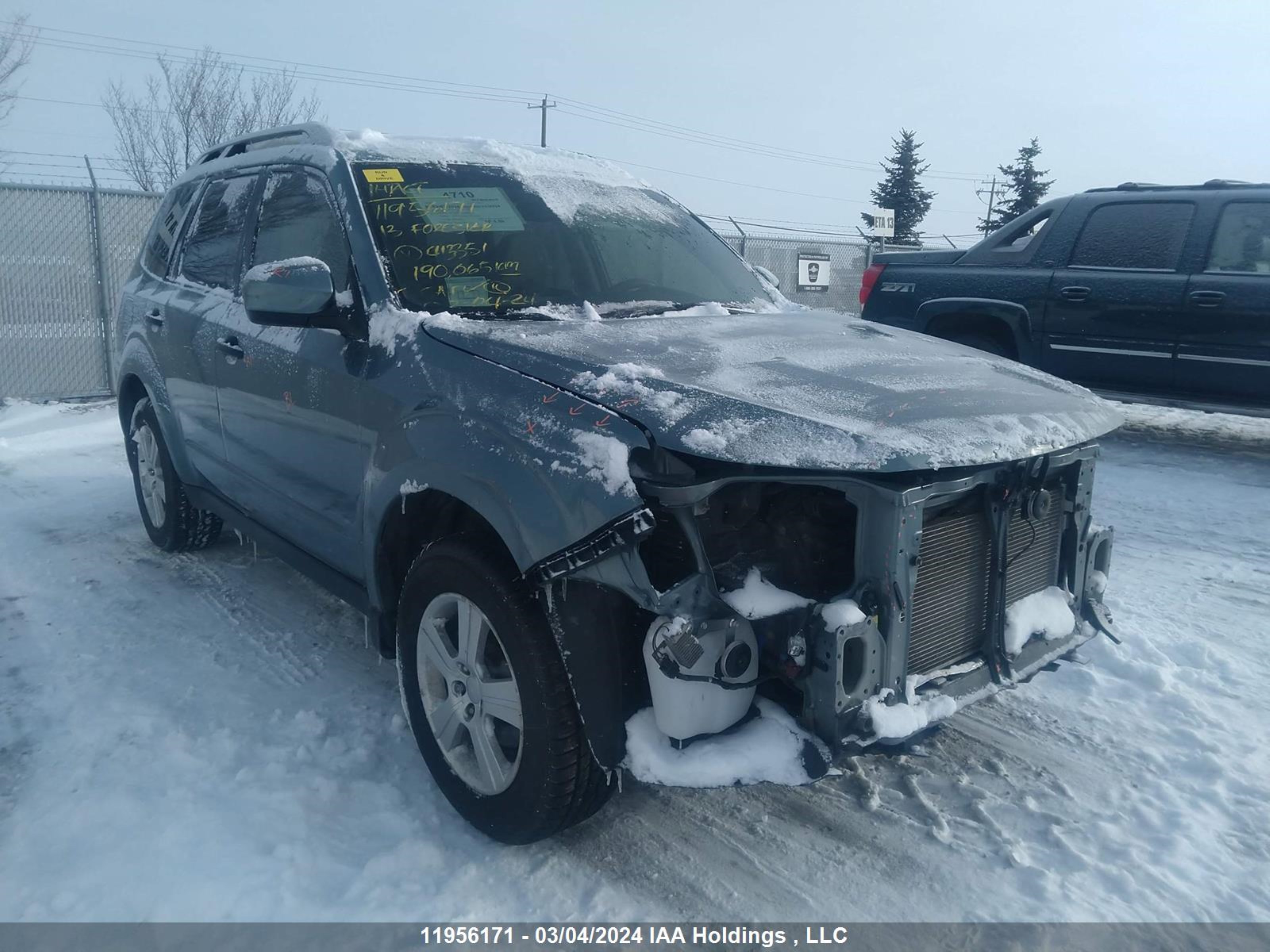 SUBARU FORESTER 2013 jf2shcbc6dh413351