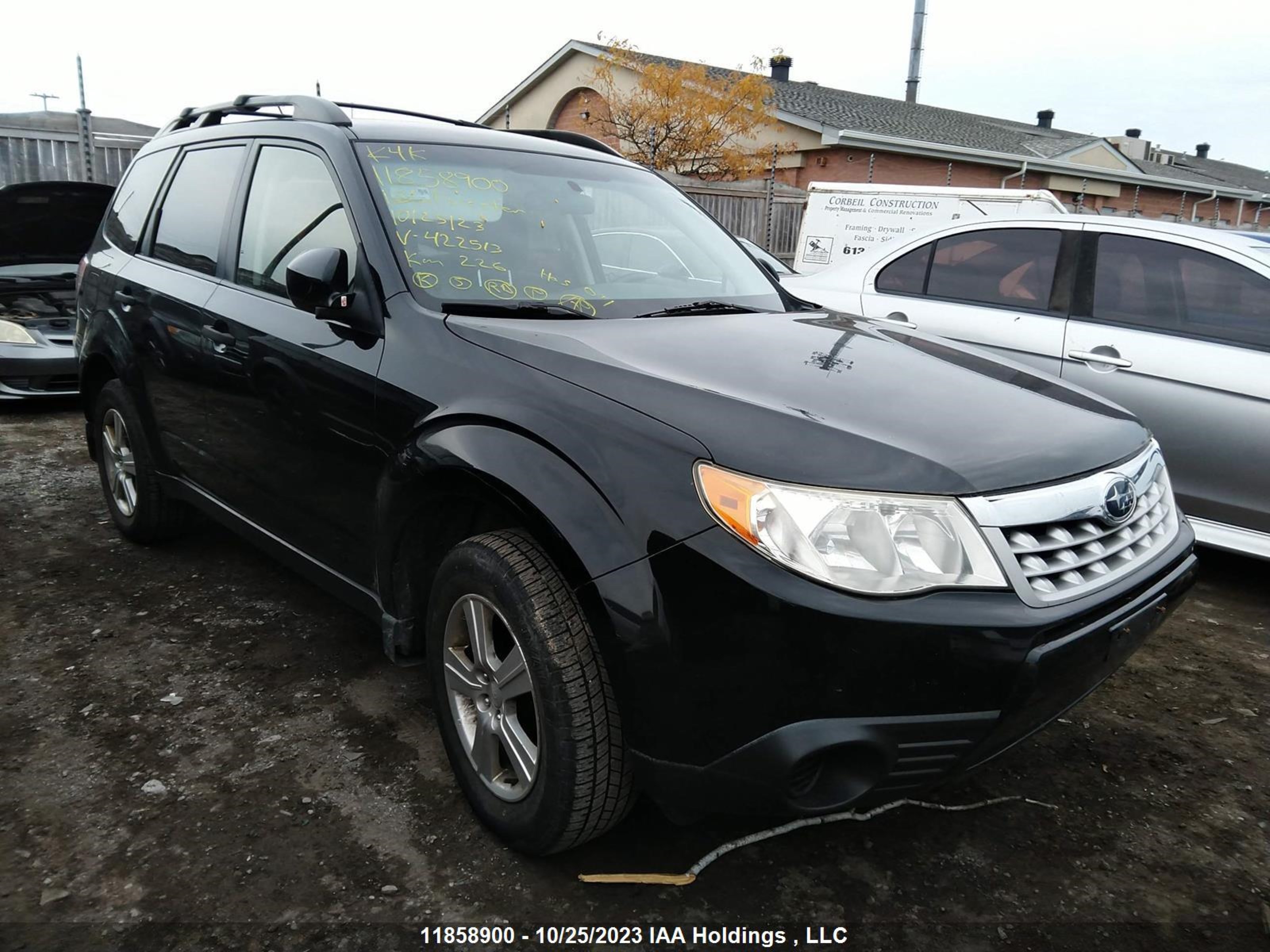 SUBARU FORESTER 2013 jf2shcbc7dh422513