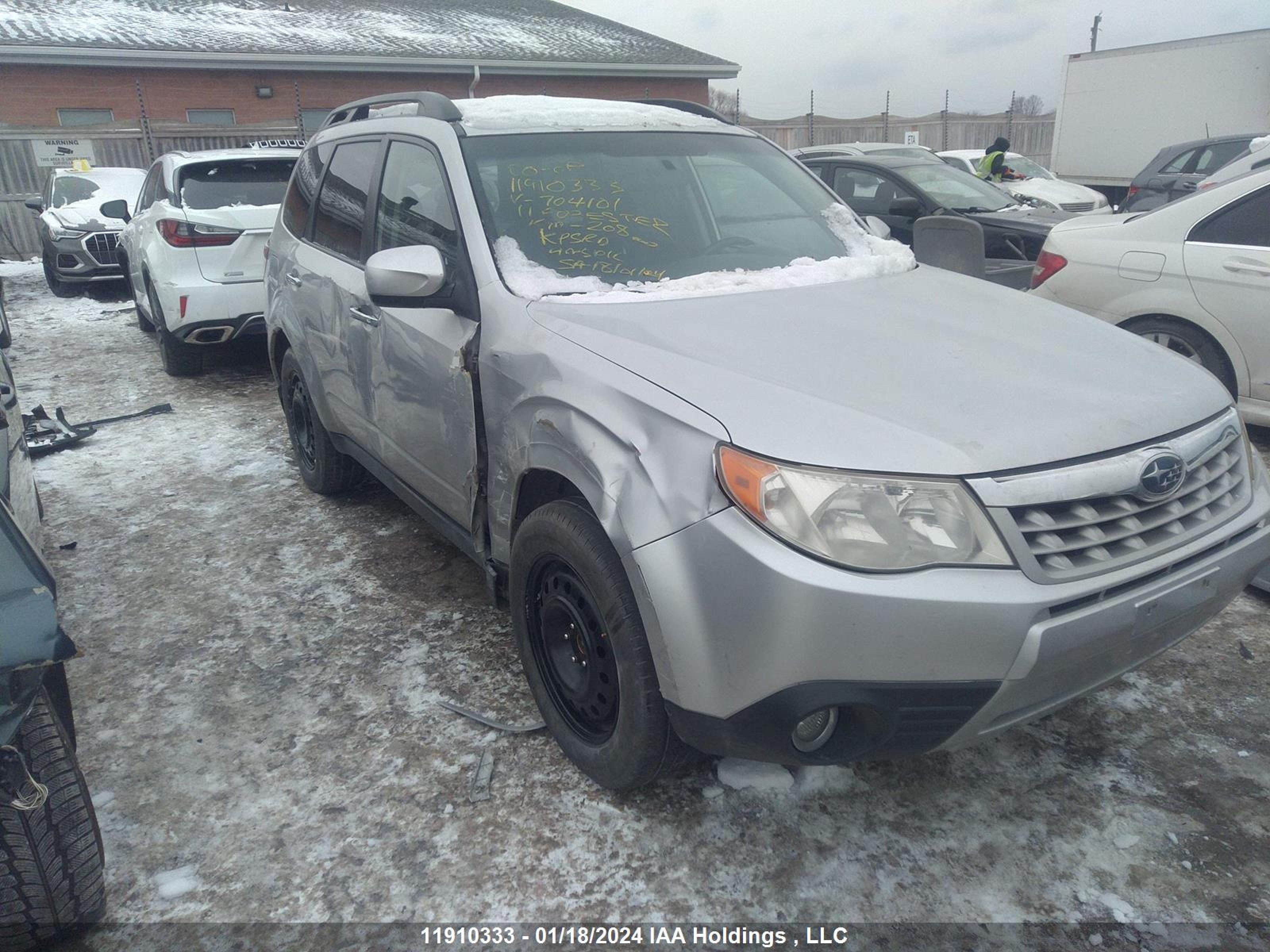 SUBARU FORESTER 2011 jf2shcdc0bh704101