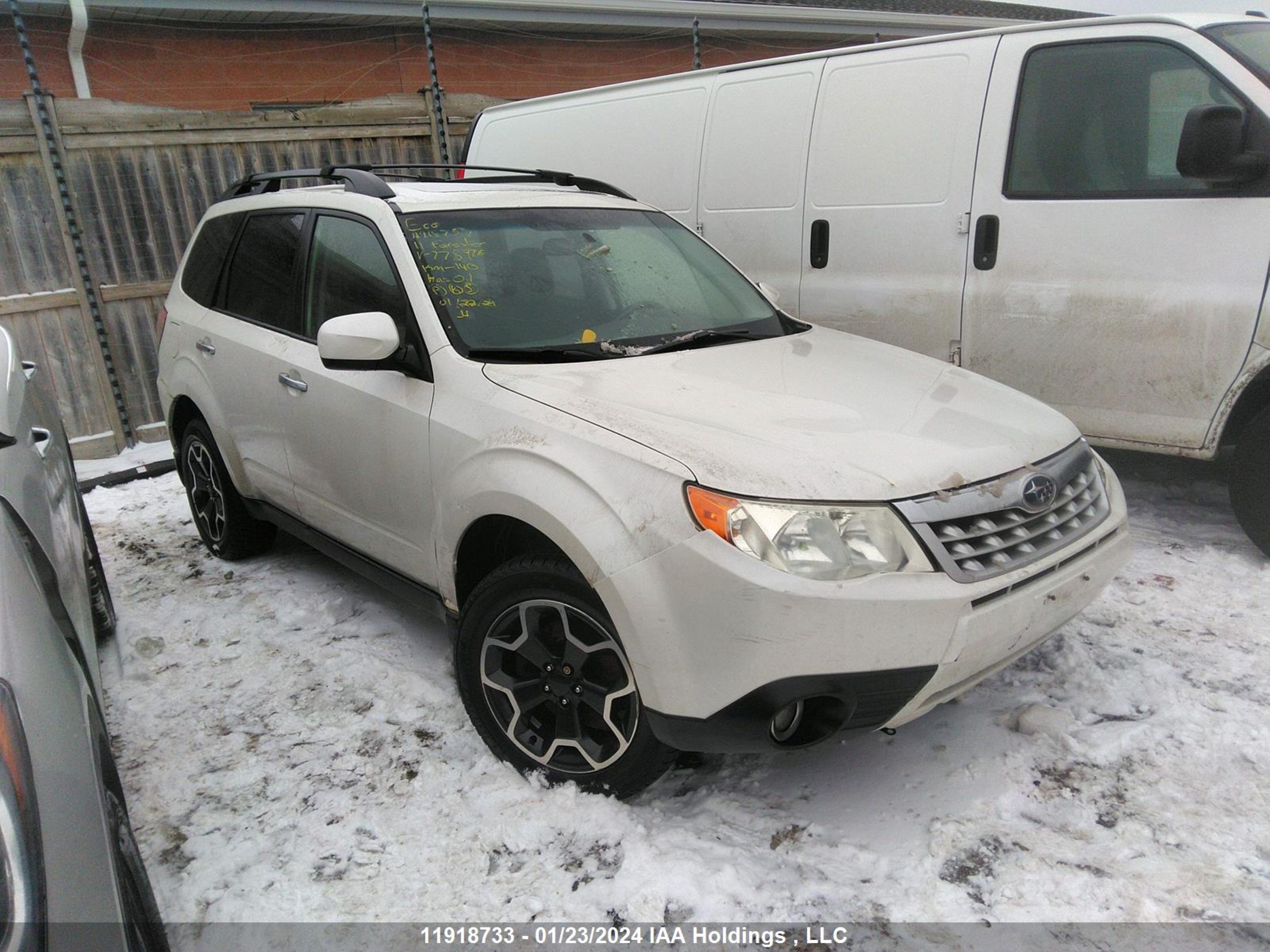 SUBARU FORESTER 2011 jf2shcdc4bh778976