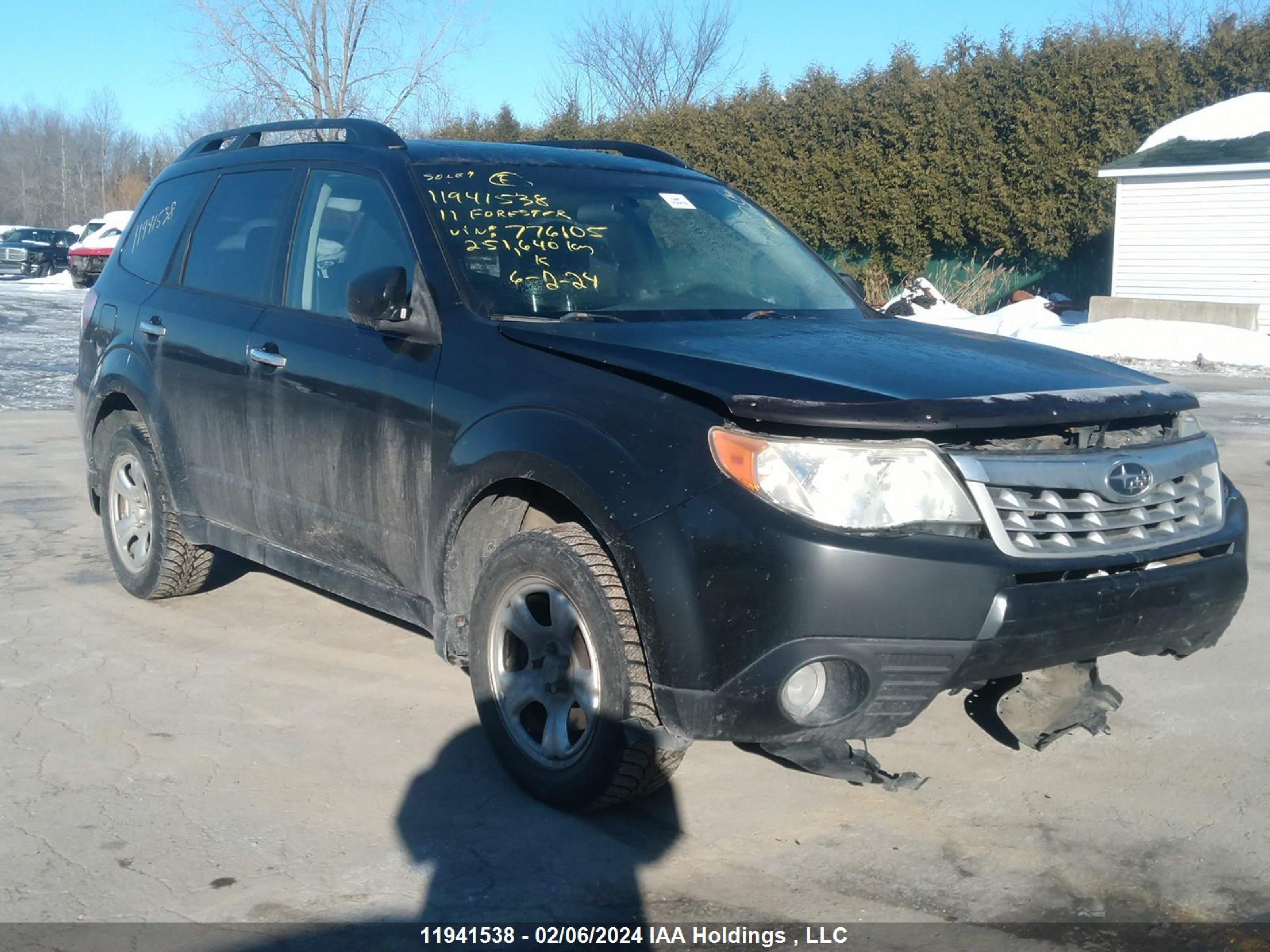 SUBARU FORESTER 2011 jf2shcdc5bh776105