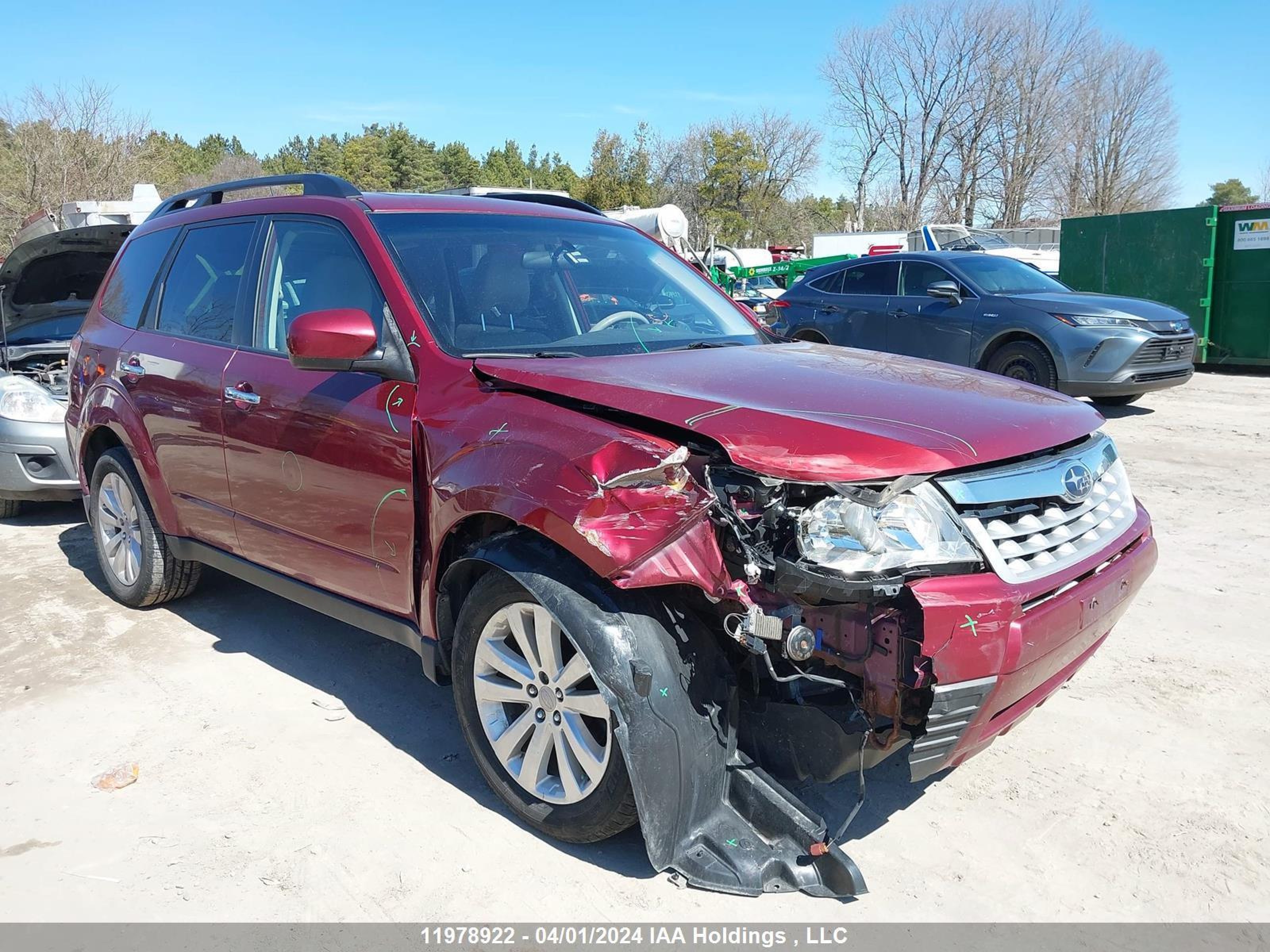 SUBARU FORESTER 2011 jf2shcdcxbh770185