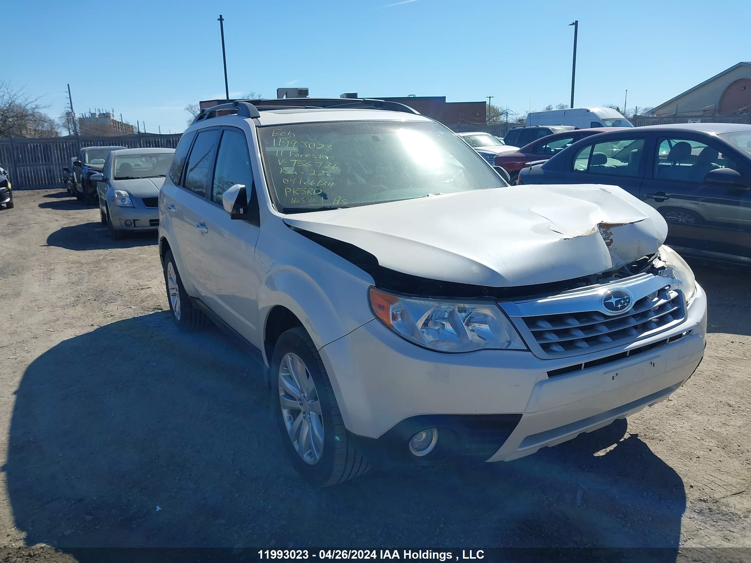 SUBARU FORESTER 2011 jf2shcec8bh756736