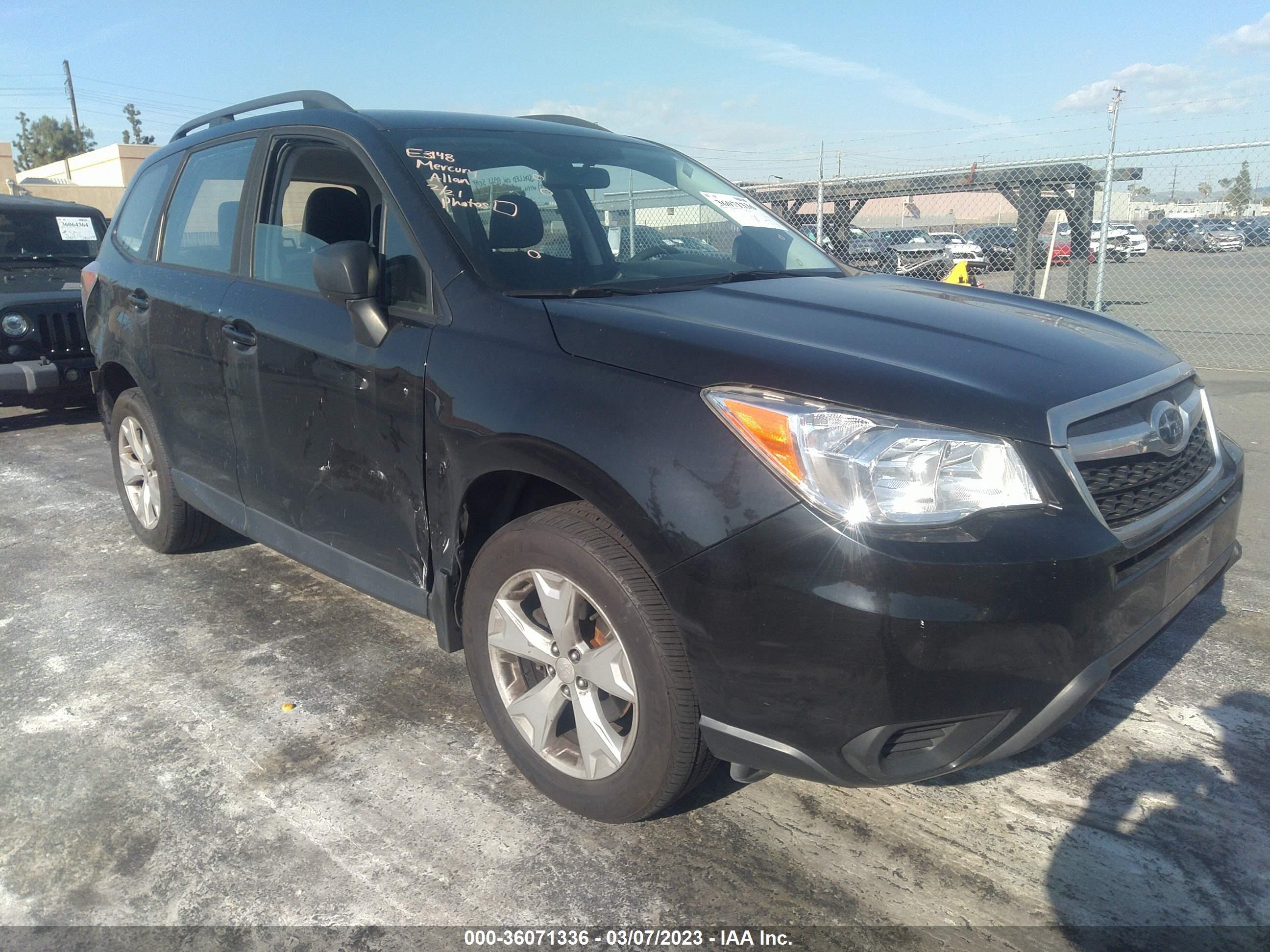 SUBARU FORESTER 2016 jf2sjabc4gh567277