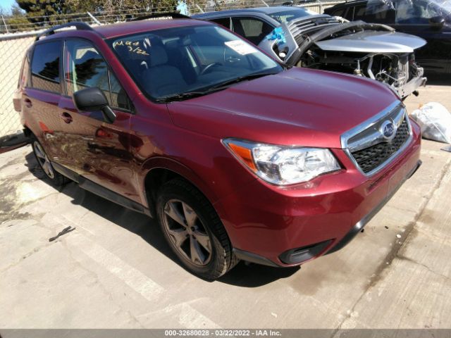 SUBARU FORESTER 2016 jf2sjabc7gh404980