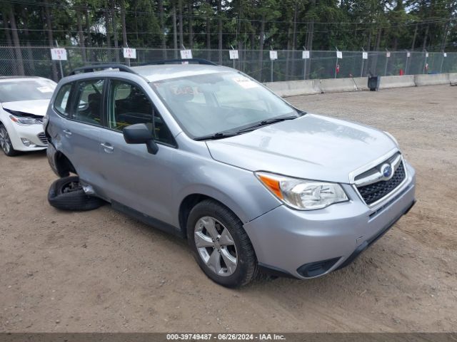 SUBARU FORESTER 2016 jf2sjabc8gh435090