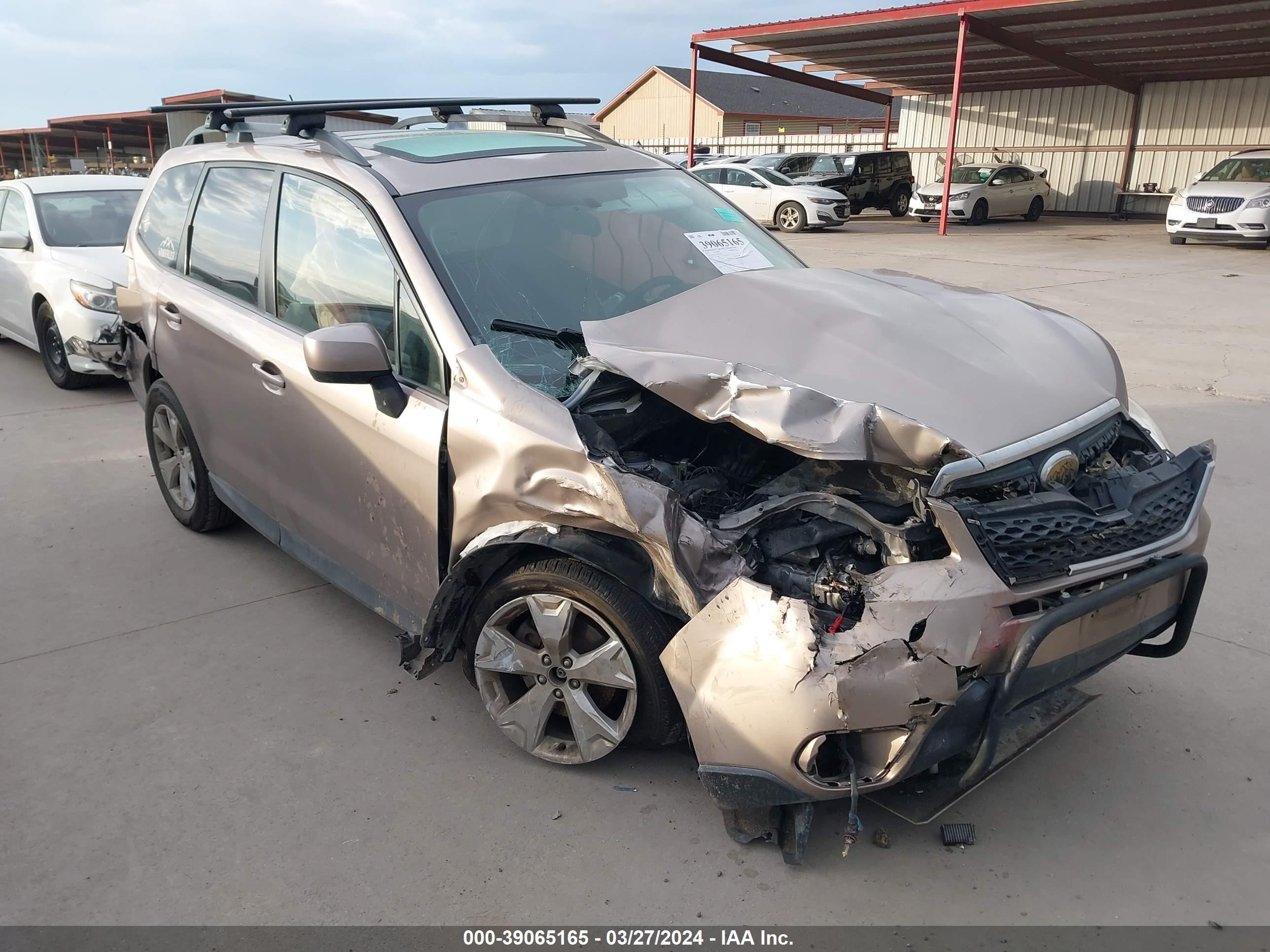 SUBARU FORESTER 2015 jf2sjadc2fh502567