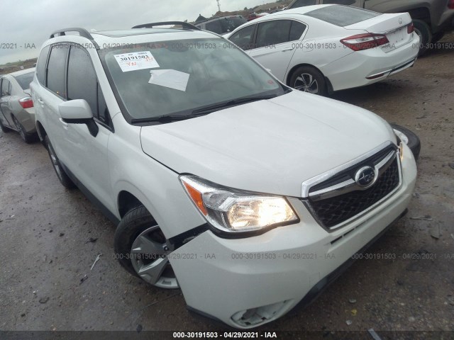 SUBARU FORESTER 2016 jf2sjafc6gh538356