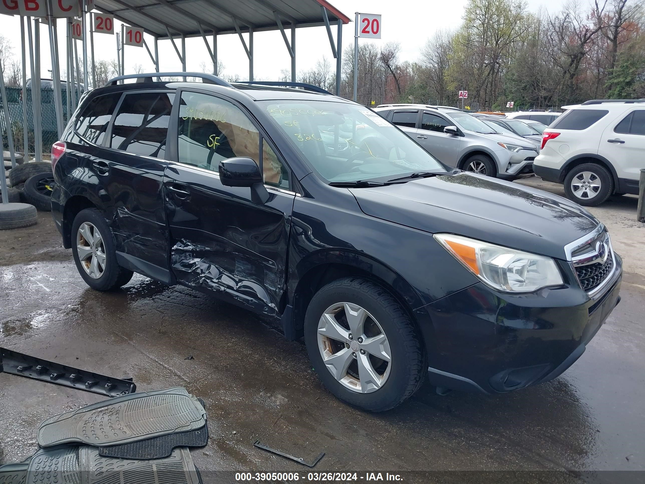 SUBARU FORESTER 2015 jf2sjahc0fh546657