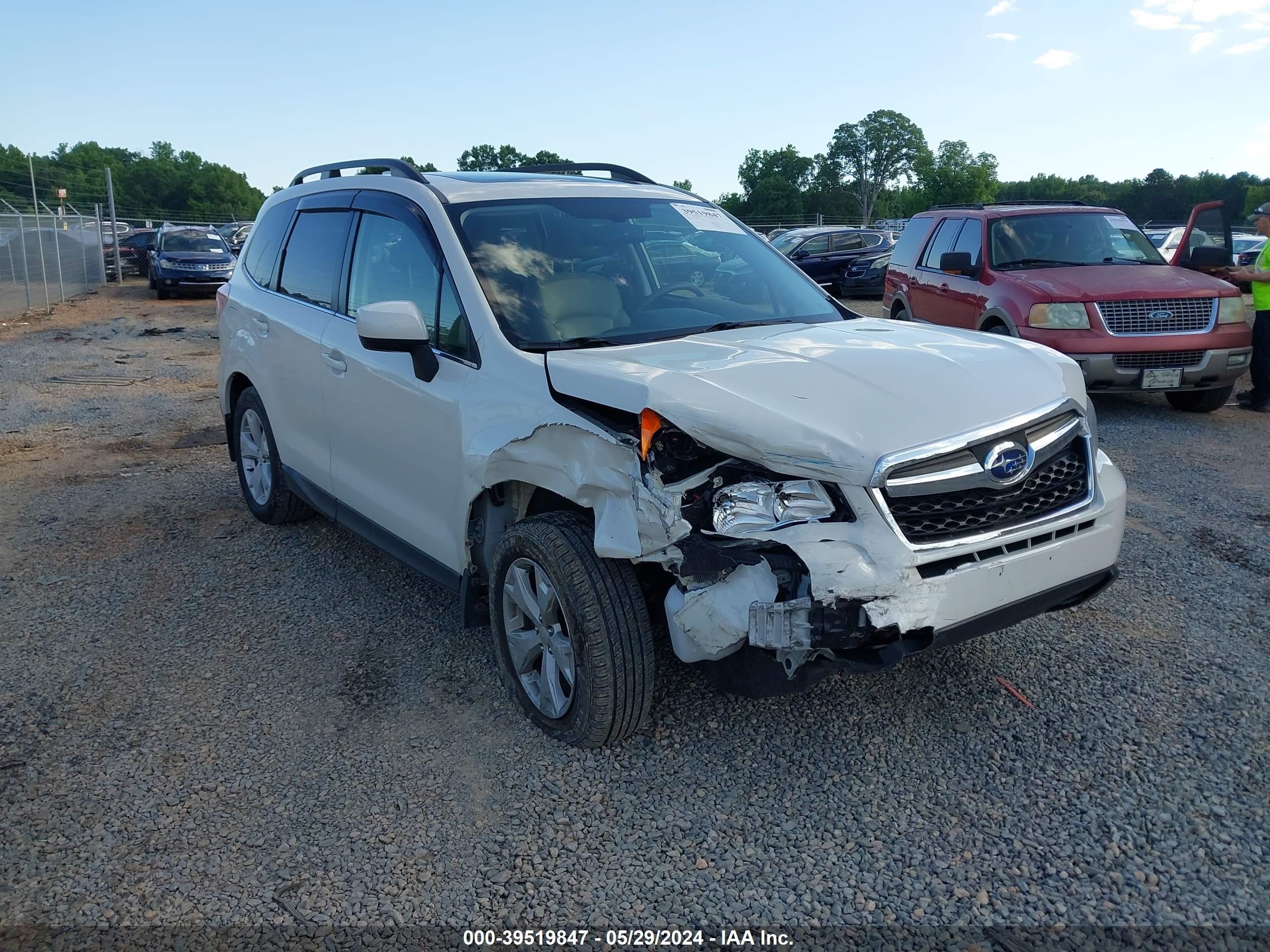 SUBARU FORESTER 2016 jf2sjahc0gh440209