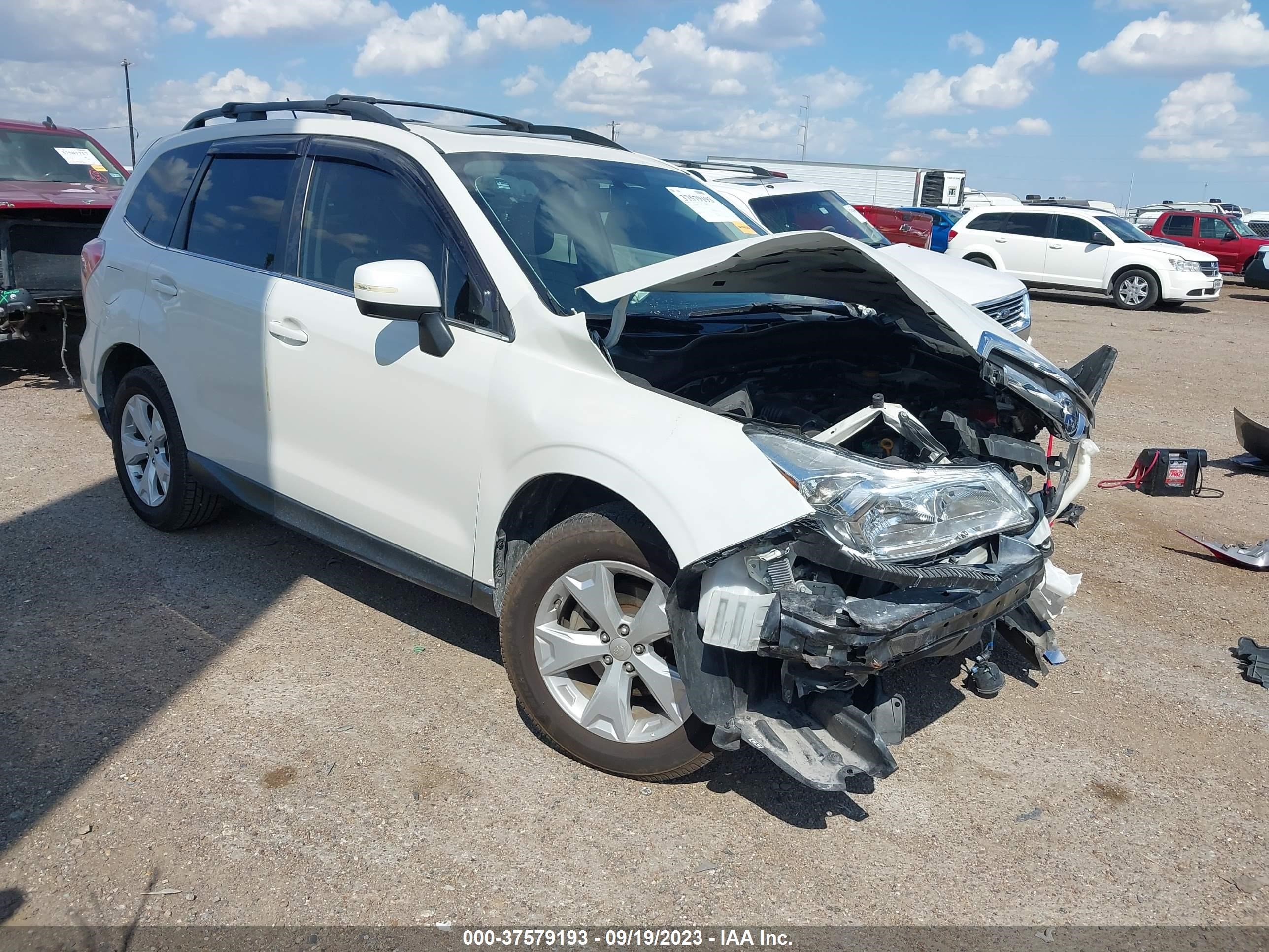 SUBARU FORESTER 2015 jf2sjahc5fh464536