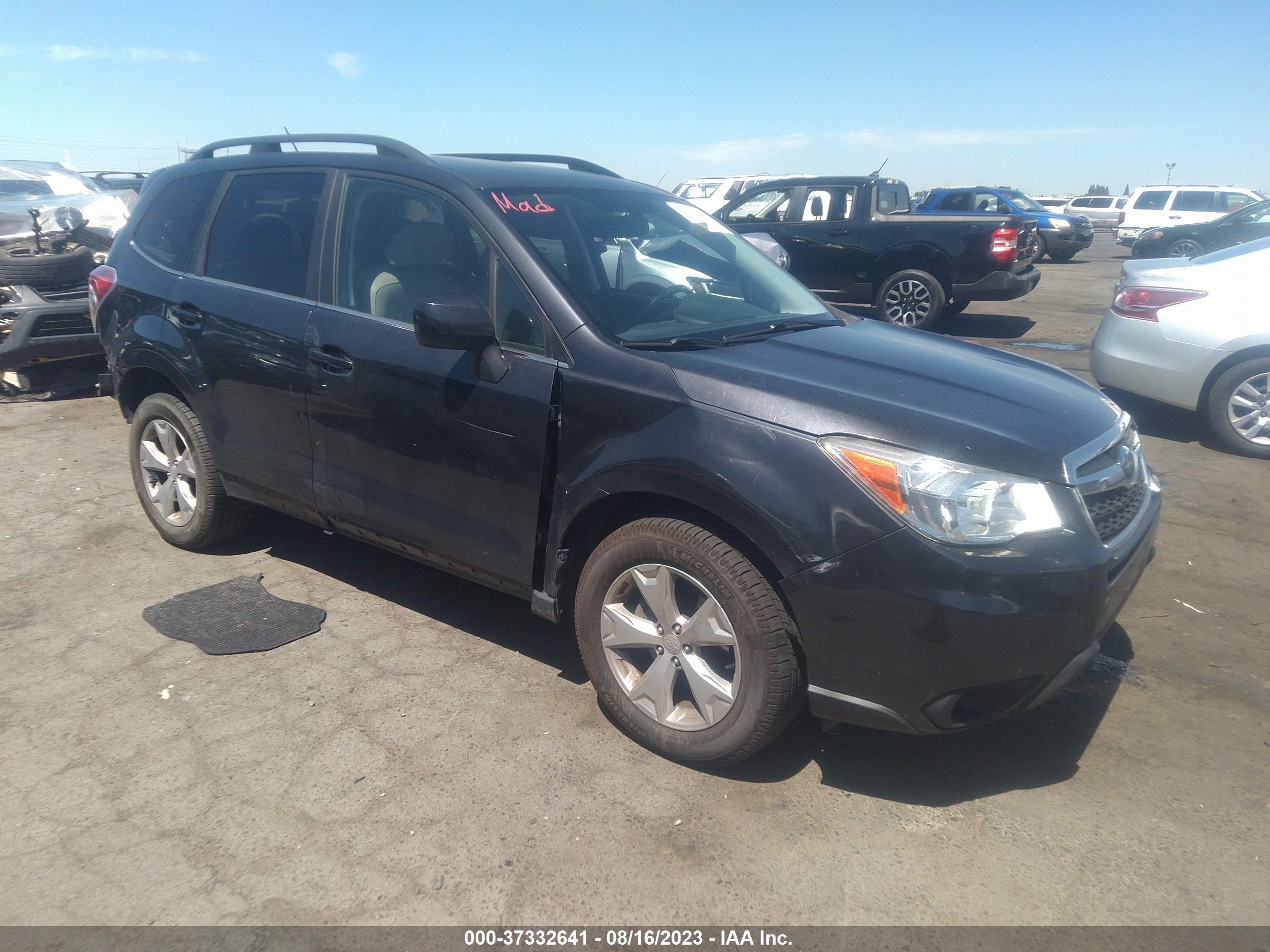 SUBARU FORESTER 2014 jf2sjahc6eh450322