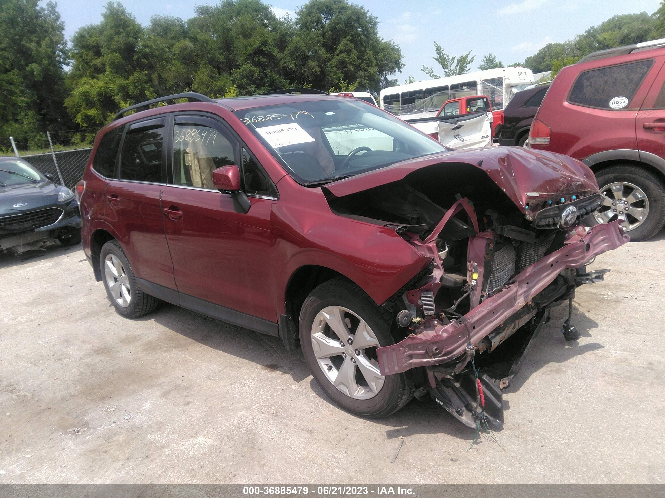 SUBARU FORESTER 2014 jf2sjahc6eh458775