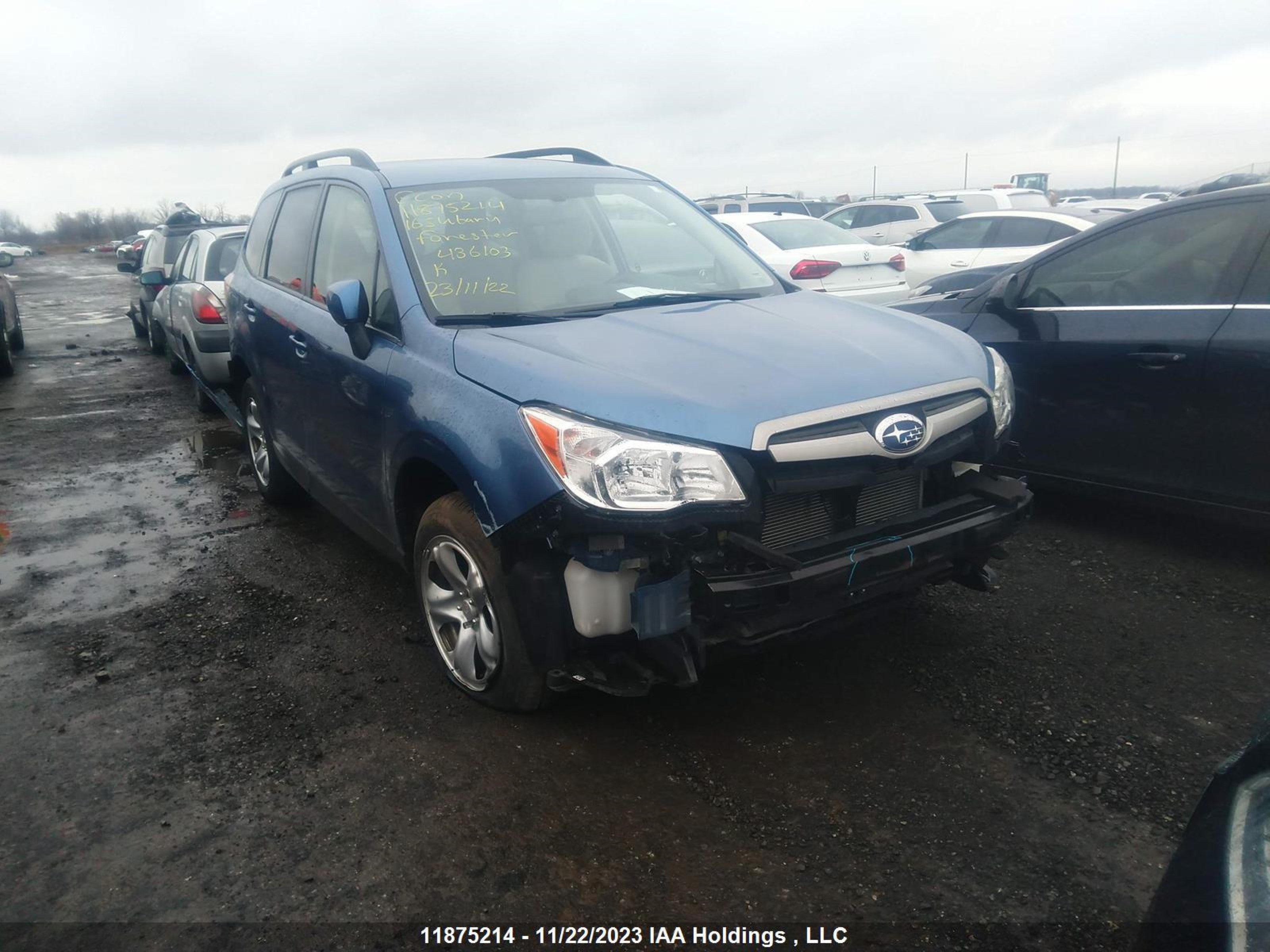 SUBARU FORESTER 2016 jf2sjcbc2gh436103